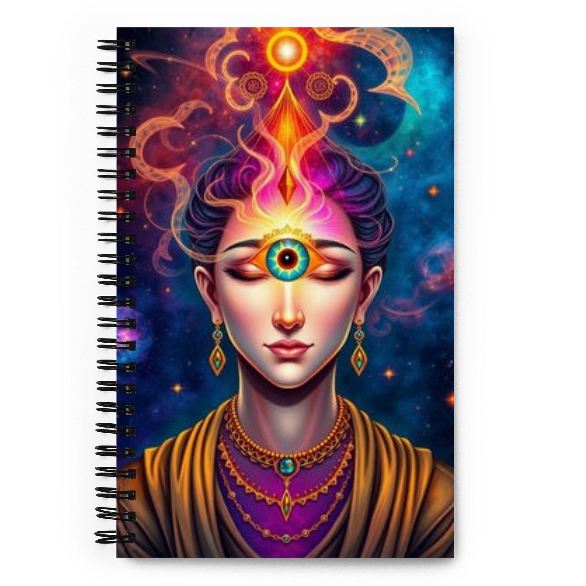 Mystic Third Eye Spiral Notebook product image (1)
