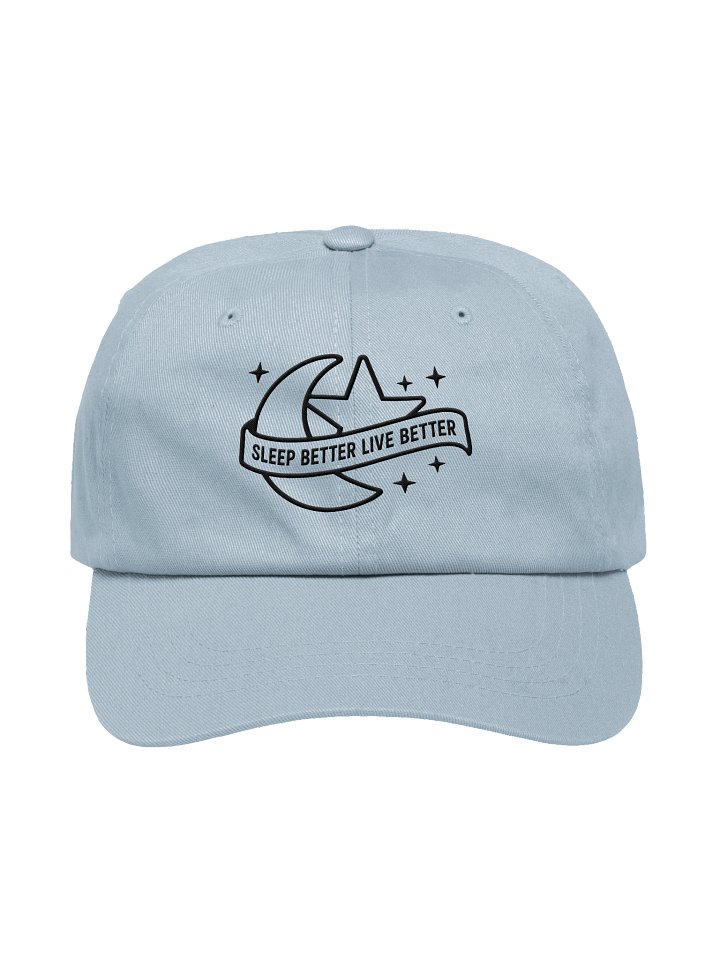 Sleep Better, Live Better Dad Hat — Black Embroidery product image (9)