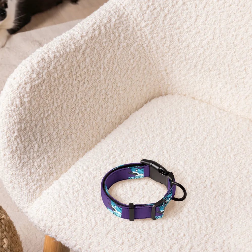 Danger Dolphin Pet Collar product image (5)