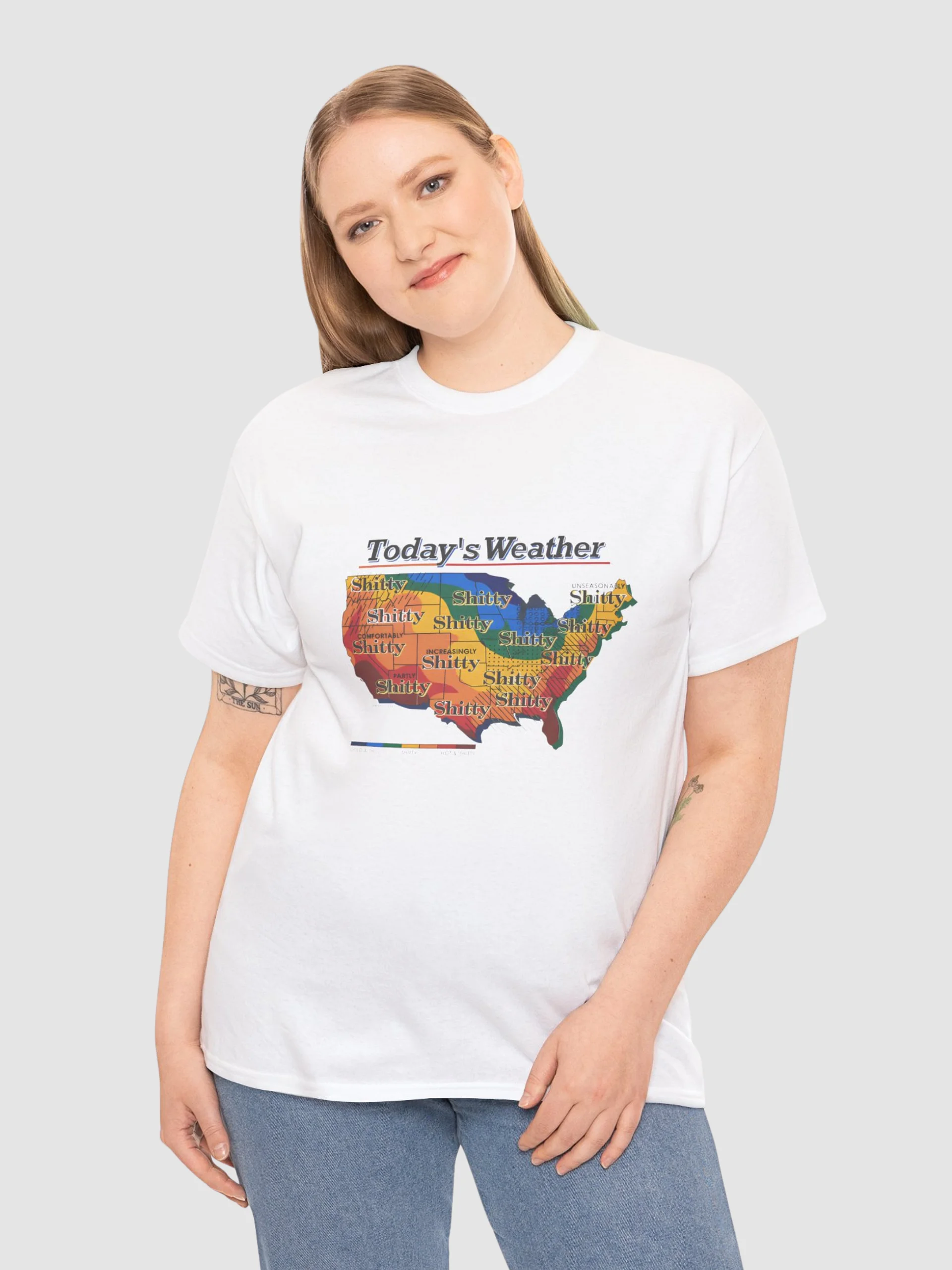 Today’s Weather Shitty Weather Shirt product image (123)