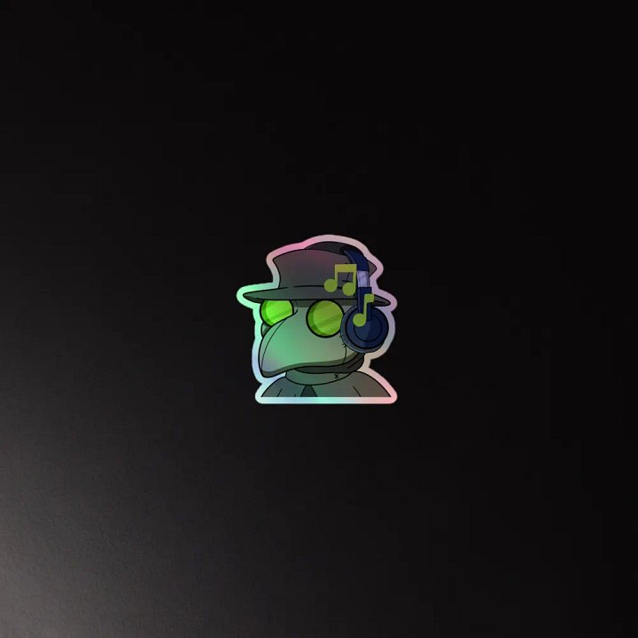 Dr. Hide Jammin' Holographic Sticker product image (2)