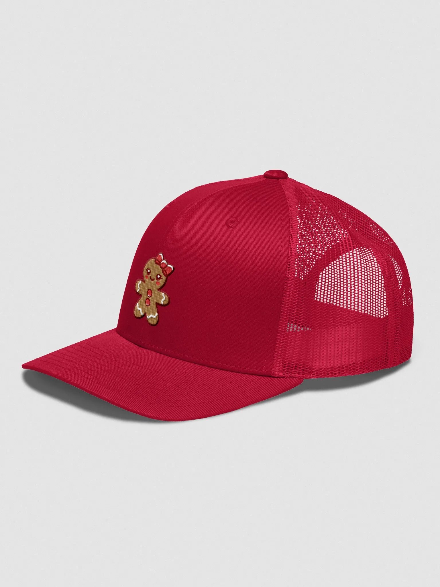 Gingerbread Girl Embroidered Retro Trucker Hat product image (3)