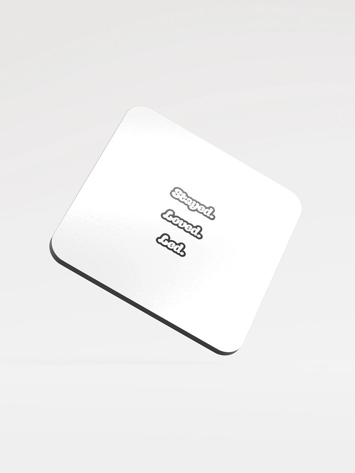 Stayed. Loved. Led. Cork Coaster Set product image (1)