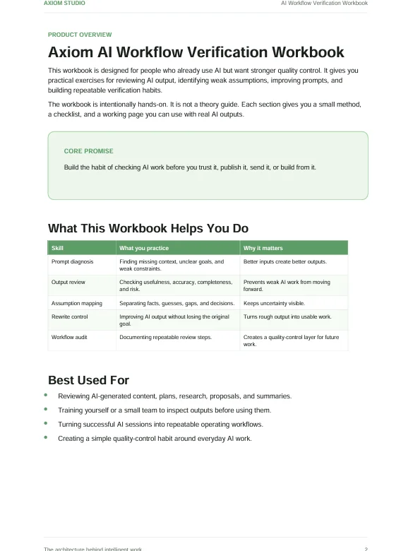 Axiom AI Workflow Verification Workbook product image (2)