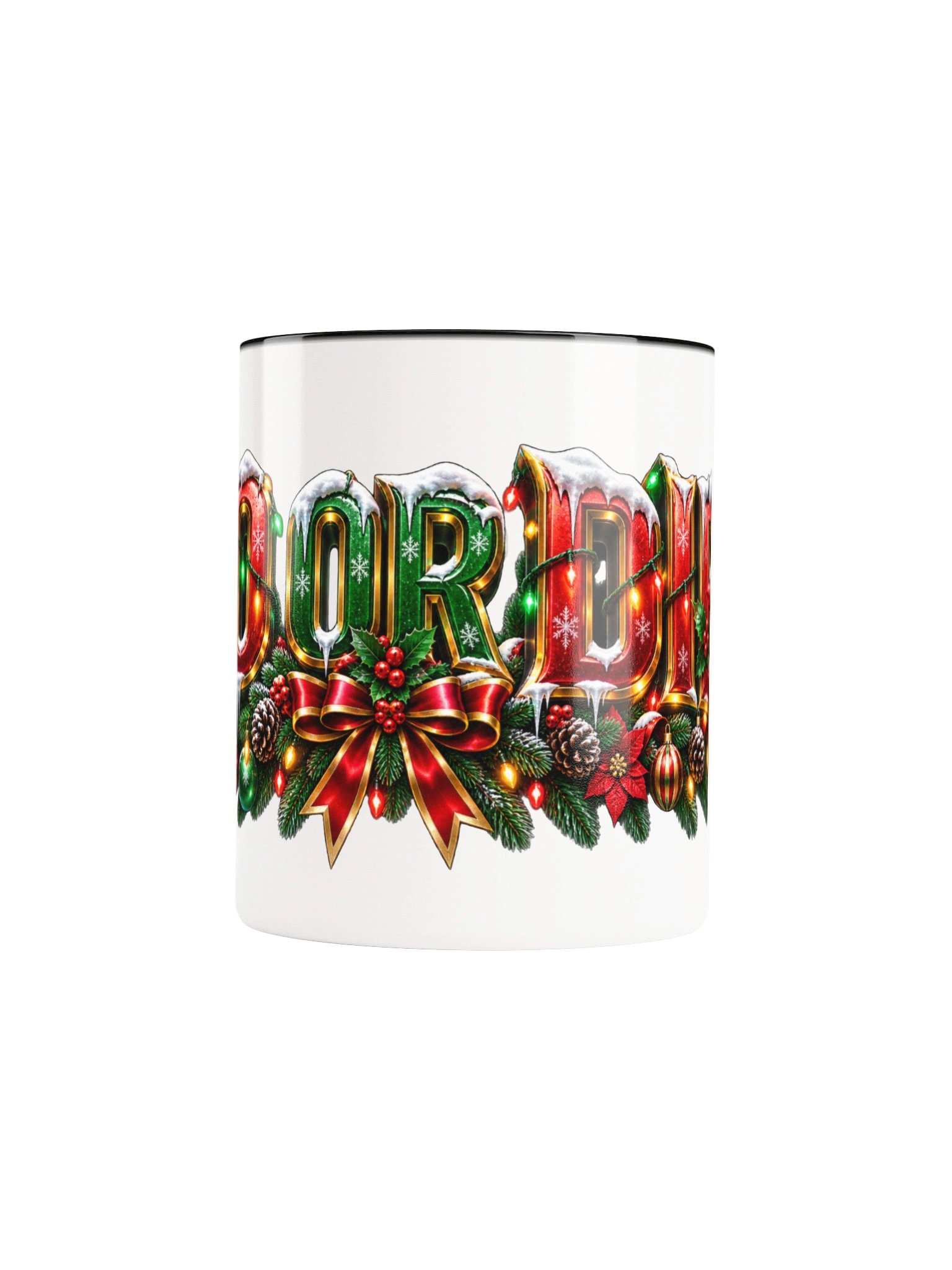 Festive DOORDIE Christmas Mug Red Edition product image (84)
