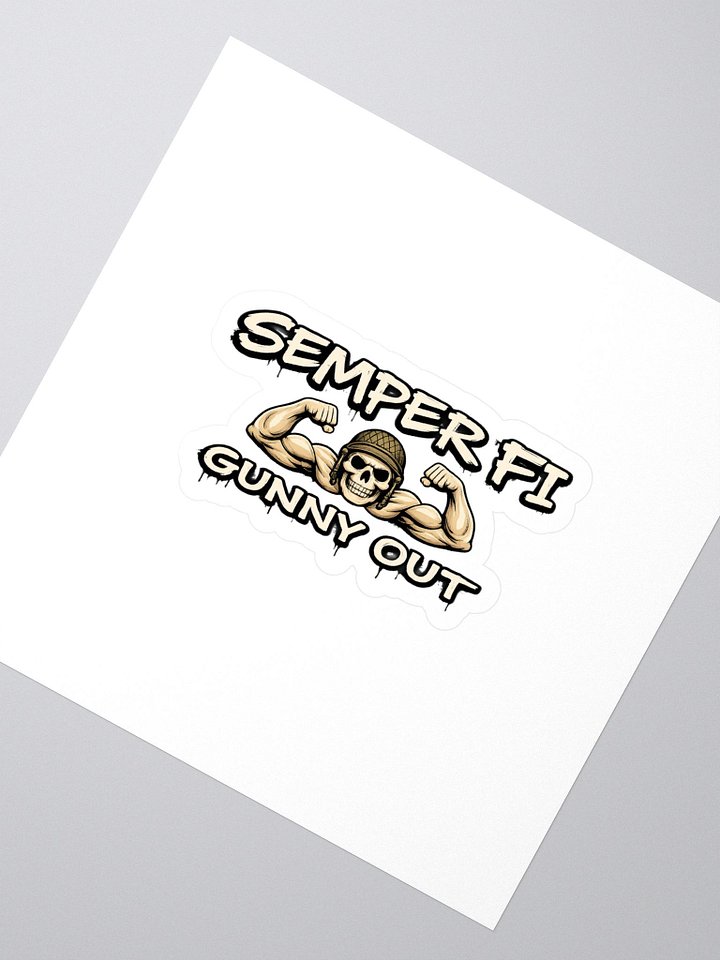 Semper Fi Gunny Out Kiss Cut Stickers product image (2)
