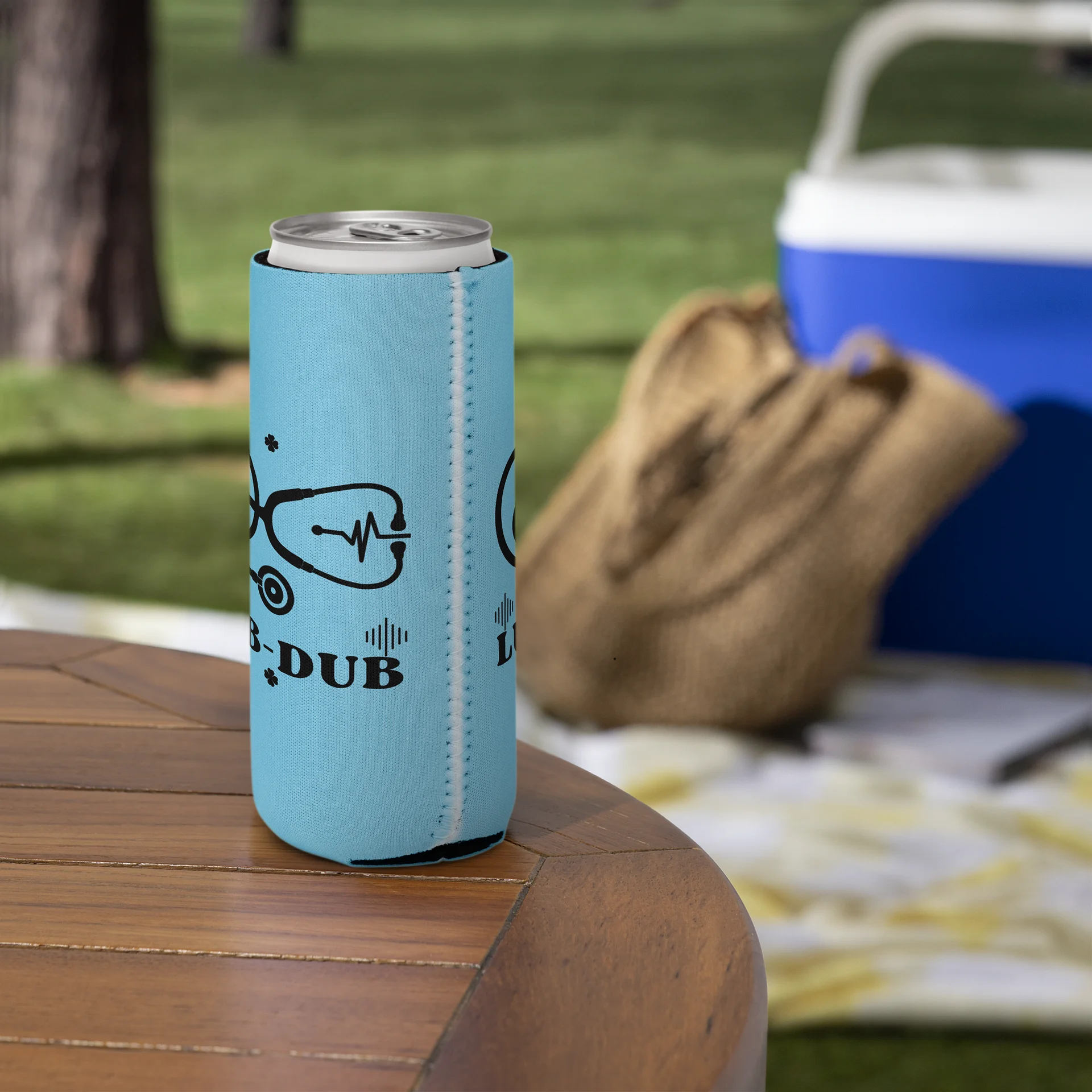 Columbia Blue Can Cooler - Fall Aesthetic product image (5)