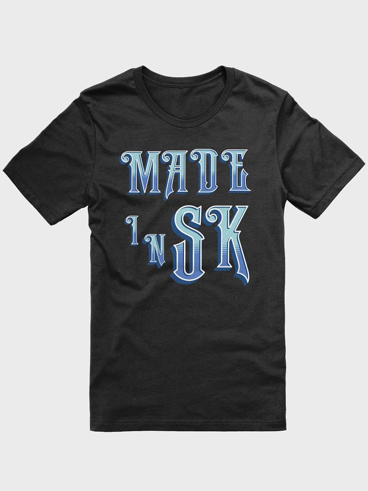 Made In Sk Saskatoon Saskatchewan Vintage Ornate Text T-Shirt product image (1)