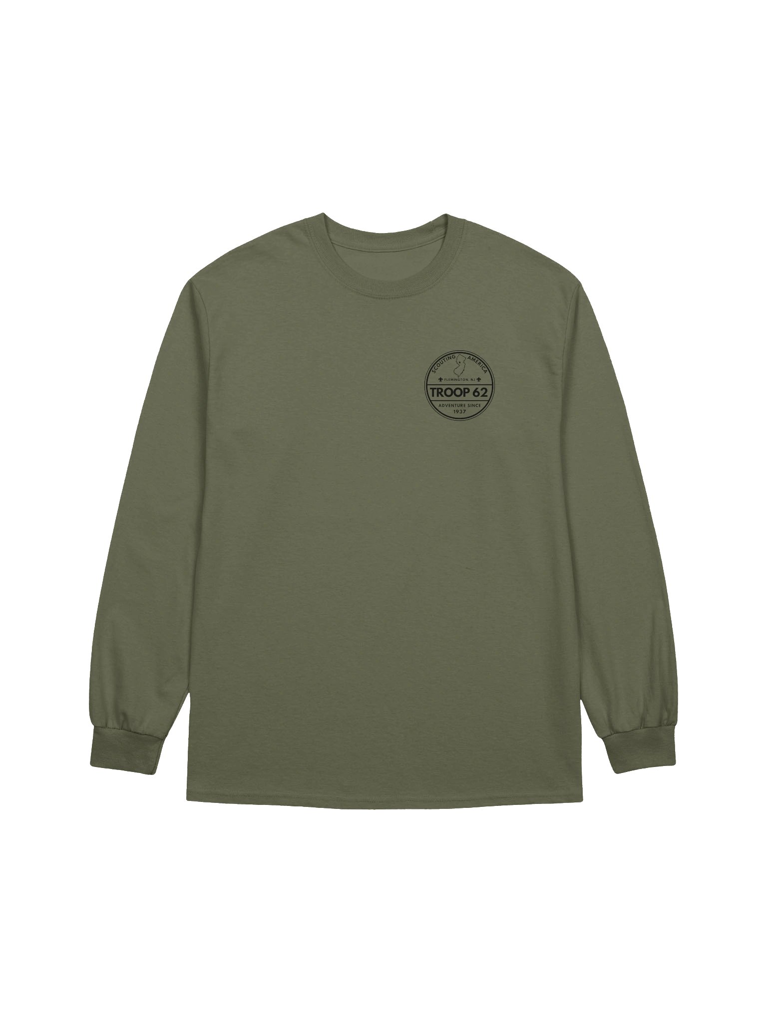 Troop 62 Class B Uniform T-Shirt Long Sleeve product image (1)