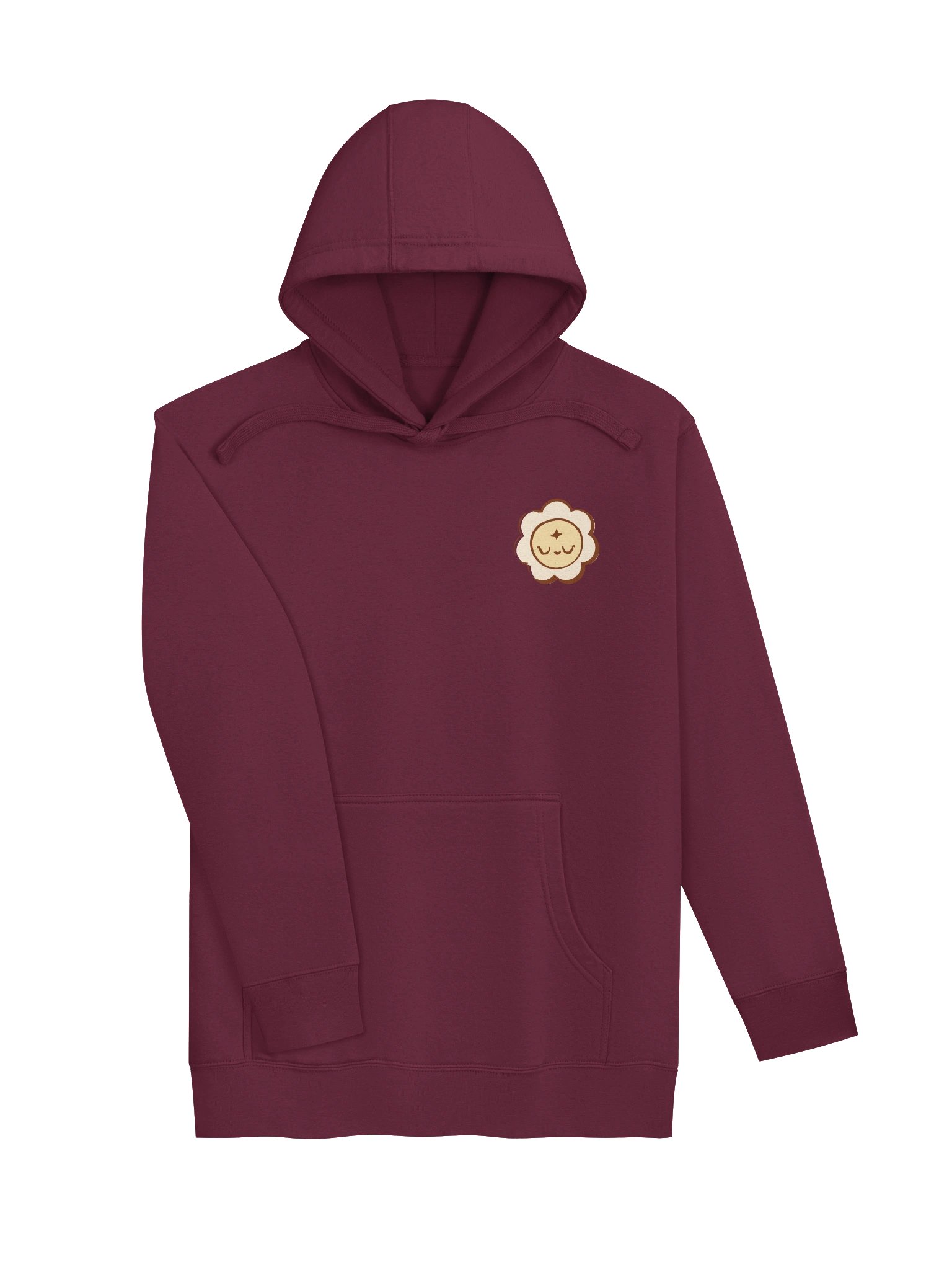 Golden Sunshine Wreath Hoodie | 70s Retro Front & Back Character Design product image (3)