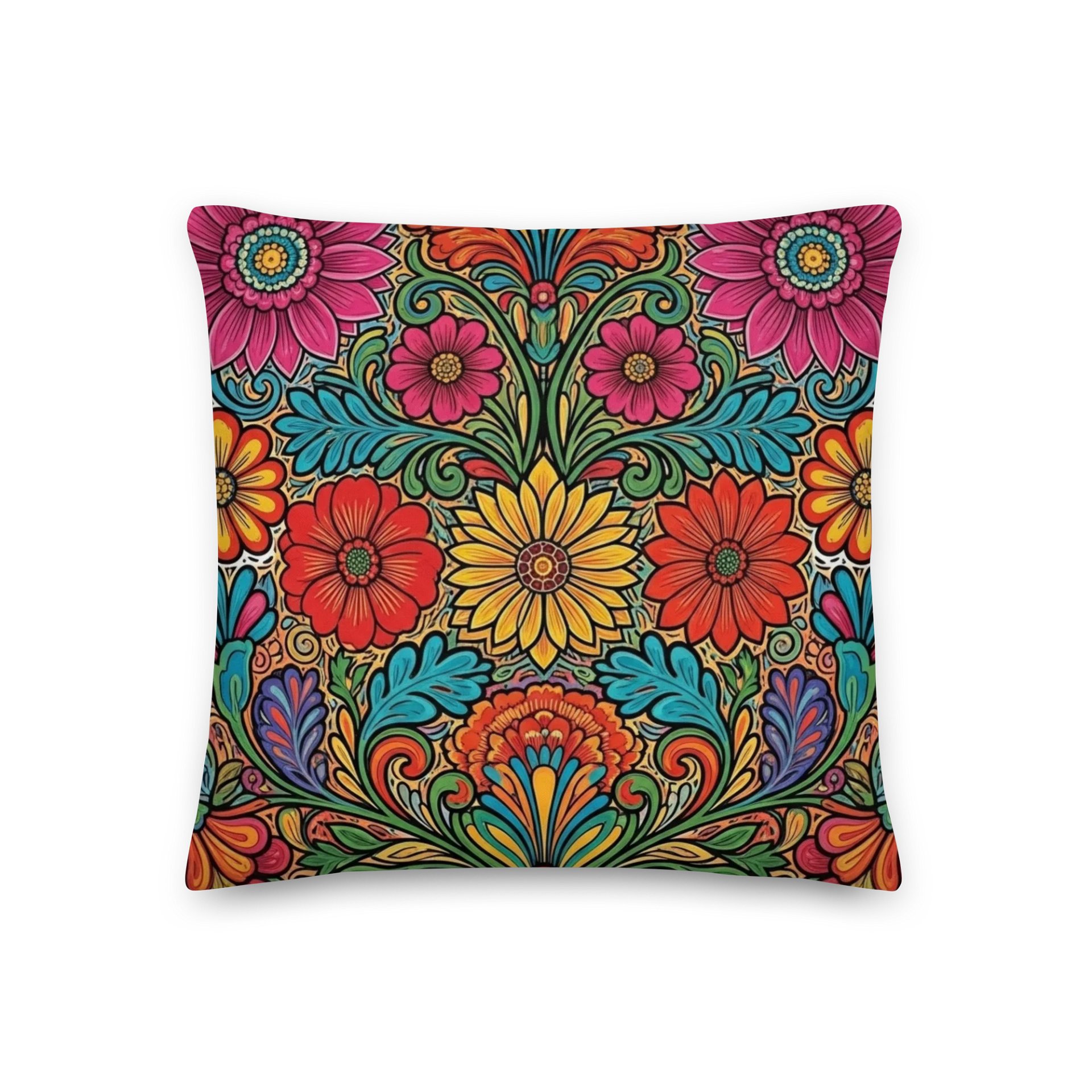 Mexican Floral Bliss Pillow product image (3)