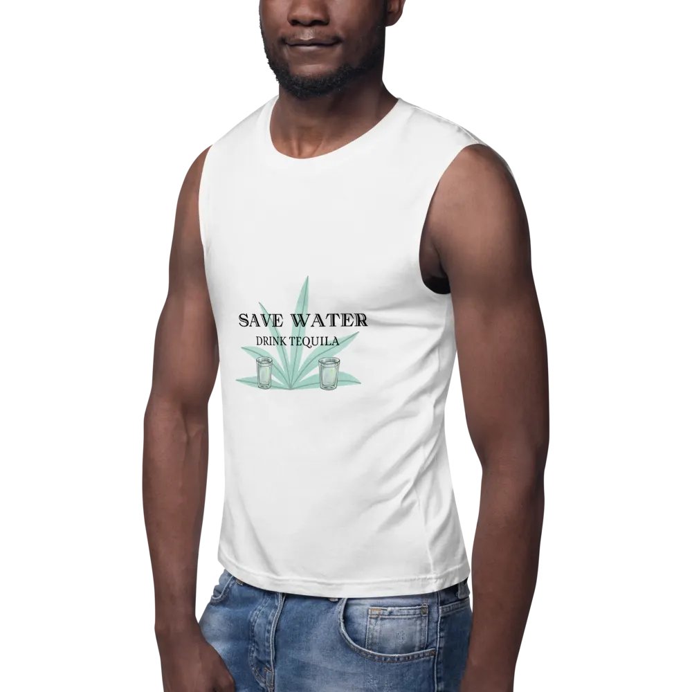 Save Water Muscle Tee product image (7)