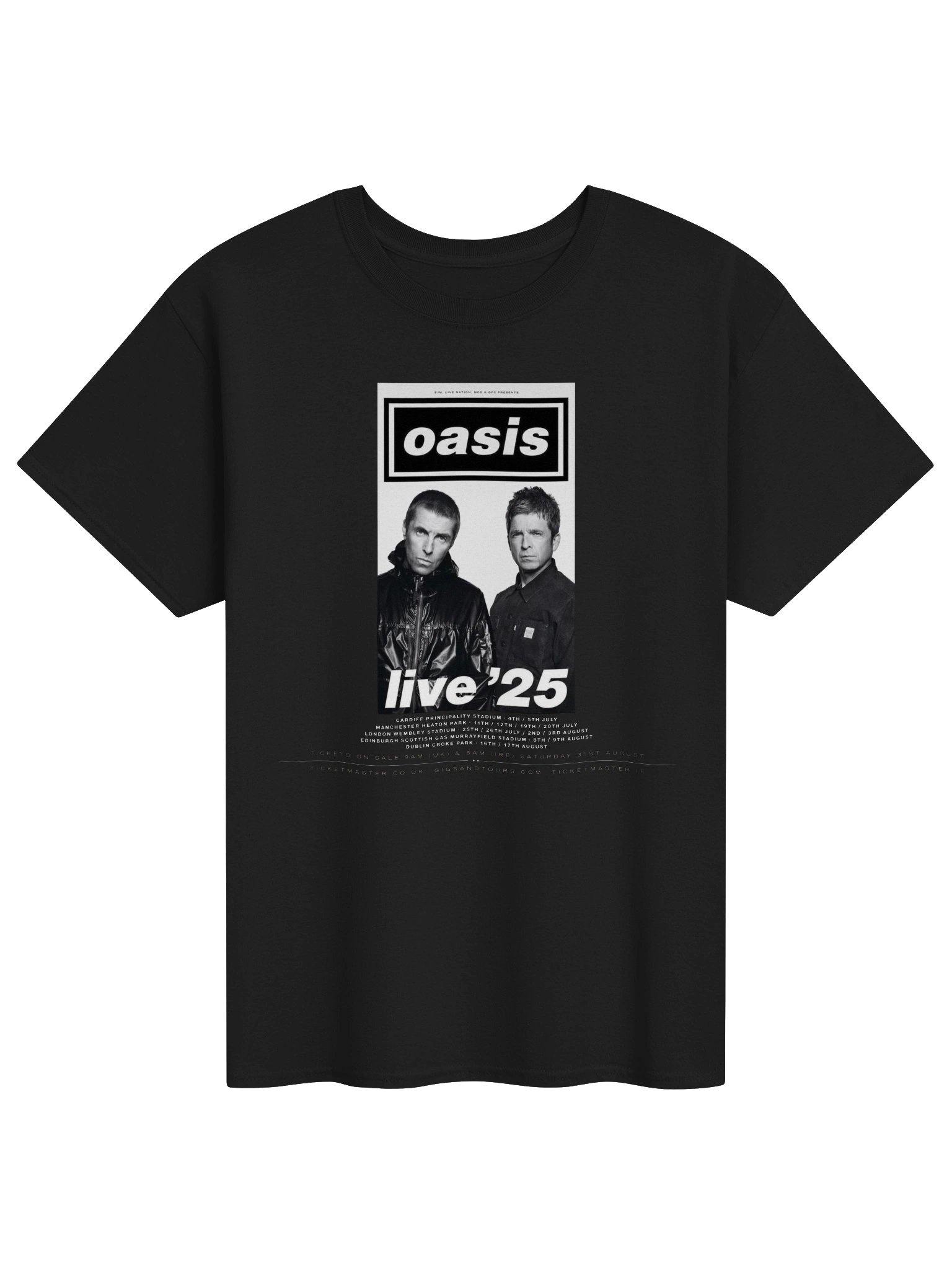 Oasis Live '25 Reunion Tshirt product image (1)