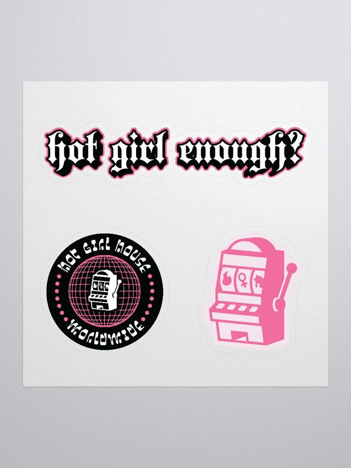 Hot Girl House Mini Sticker Set product image (1)