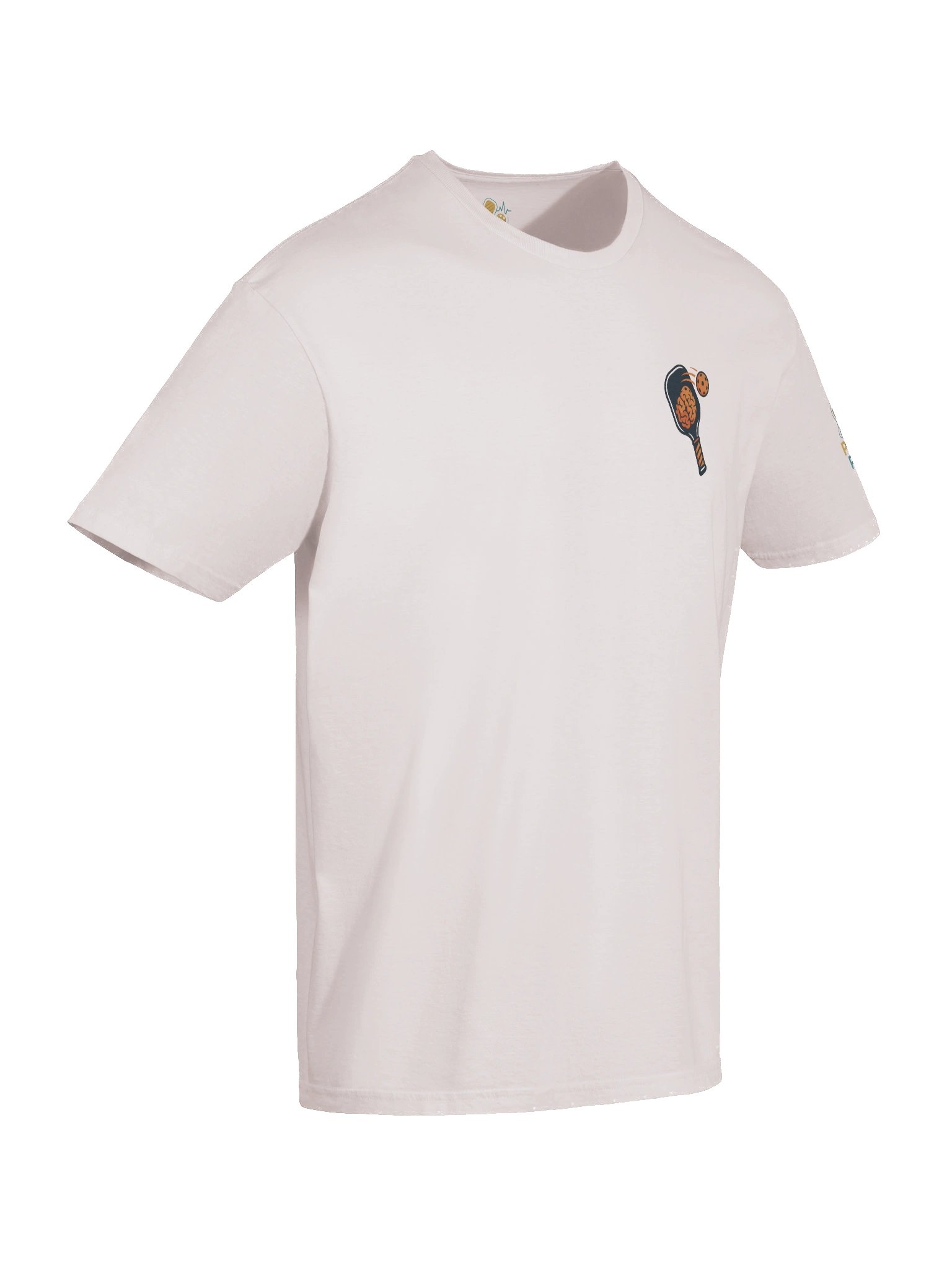 Pickleball Brain Power T-Shirt – Ice Gray Unisex Tee with Paddle & Brain Design for Smart Players product image (10)