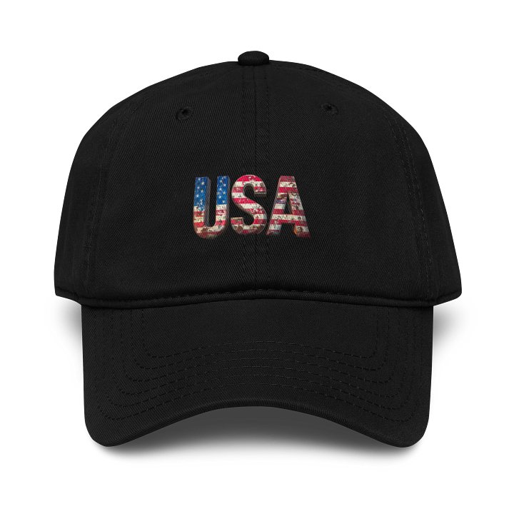 Distressed USA Flag Baseball Cap product image (1)