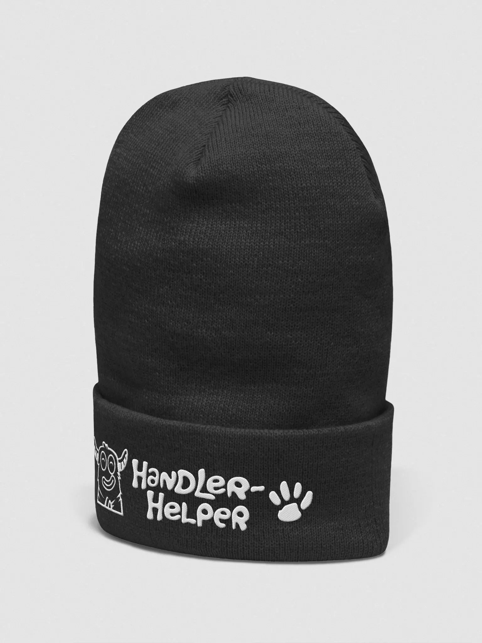 Handler-Helper (White Stitch) Beanie product image (3)