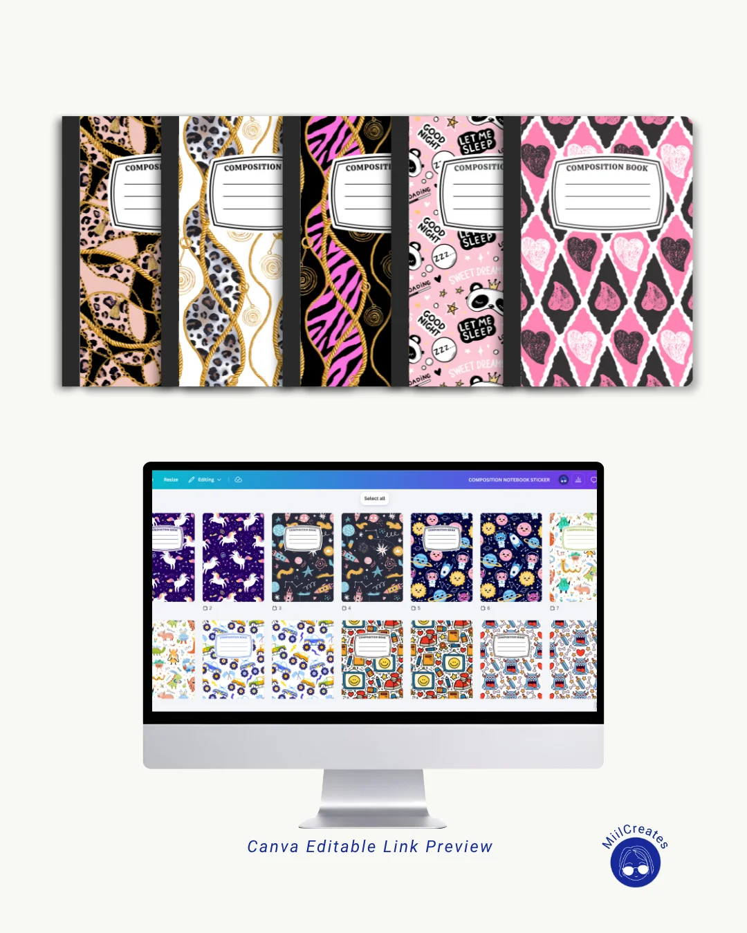 Composition Notebook Covers (70 Designs) product image (2)