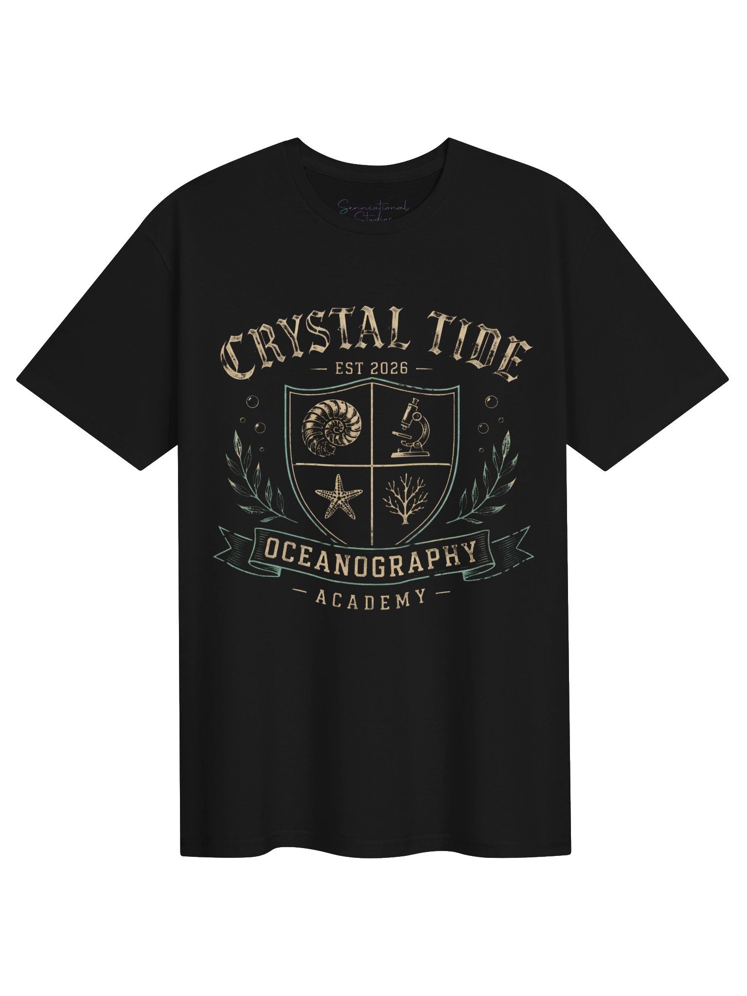 Crystal Tide Academy™ | Official Oceanography Tee product image (1)