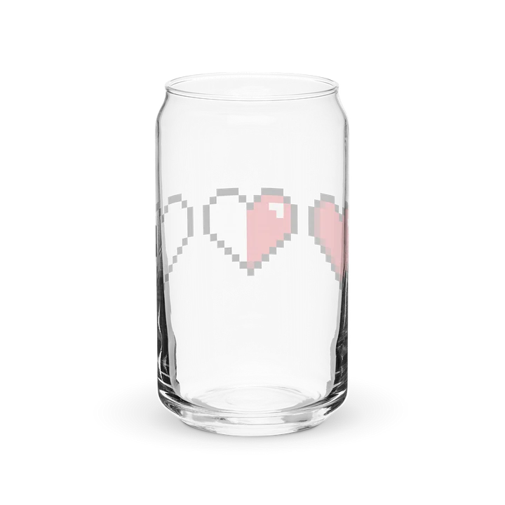 Gamer Hearts Glass Cup product image (6)