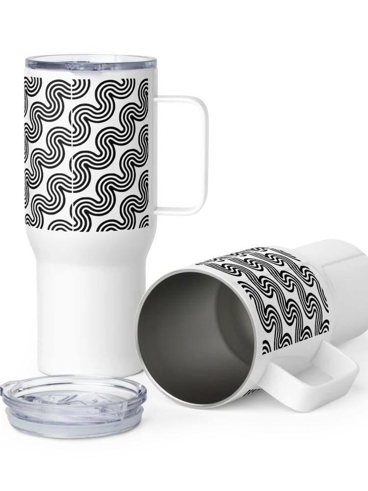 Monochrome Wave 25oz Travel Mug product image (3)
