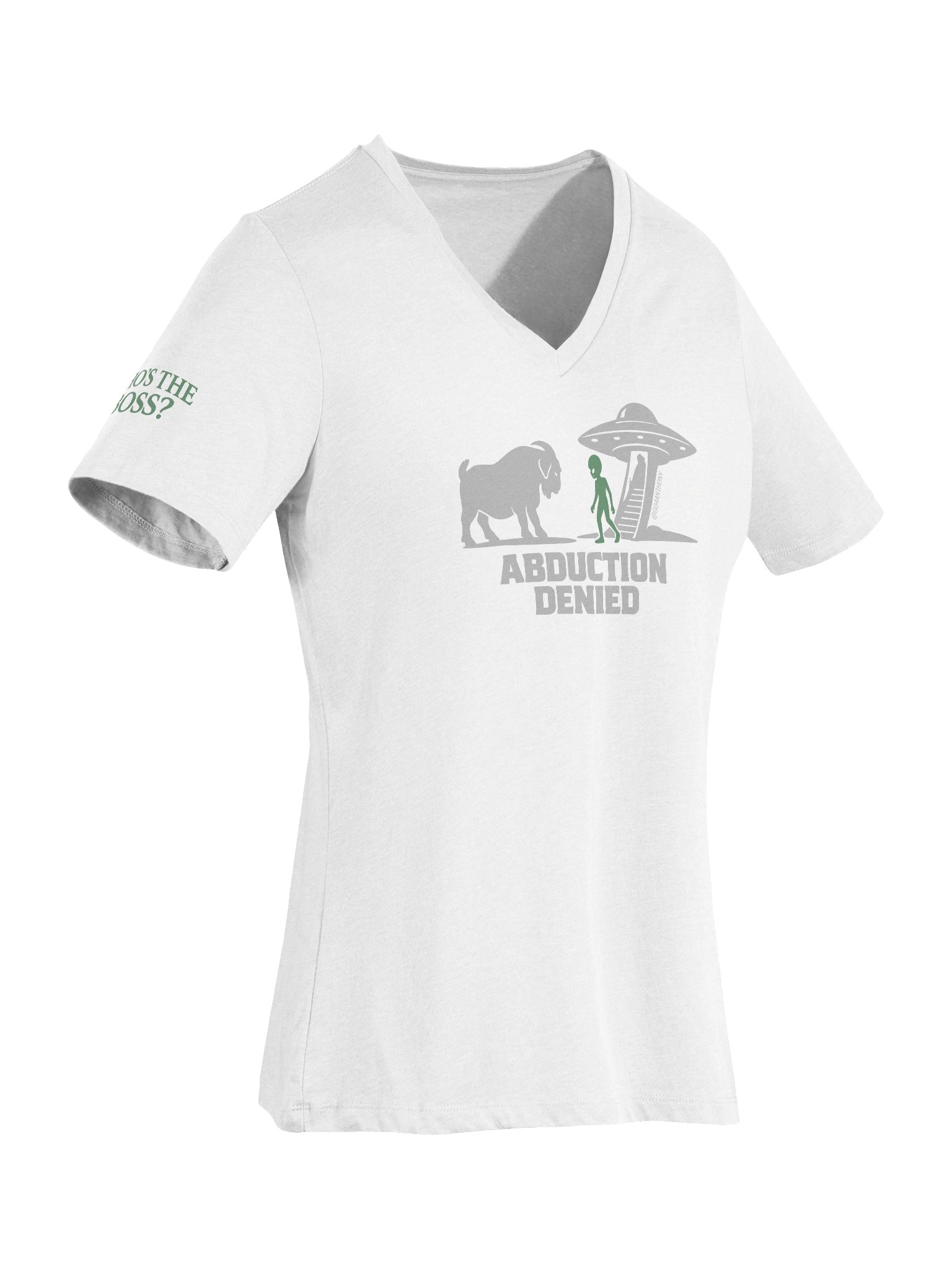 ROUND 42: ABDUCTION DENIED WOMEN'S V-NECK product image (7)