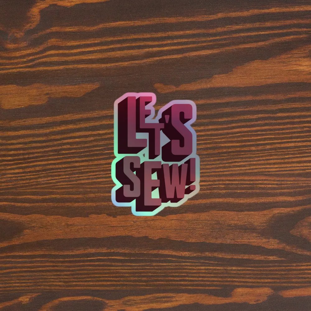 Let's Sew (Sticker) product image (7)