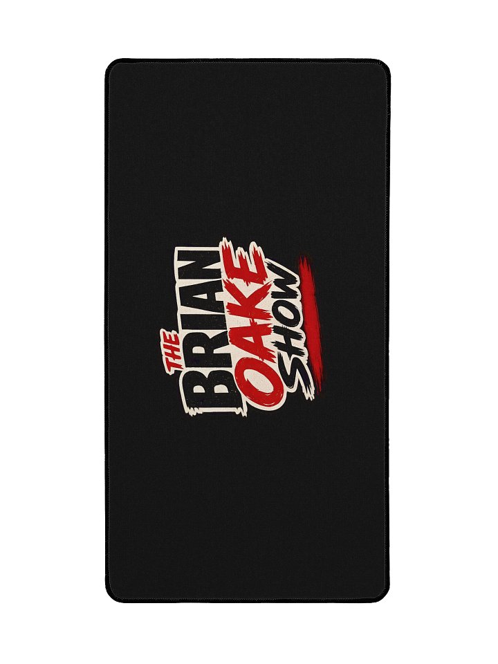Brian Oake Show - Black Desk Mat/Mouse Pad product image (2)