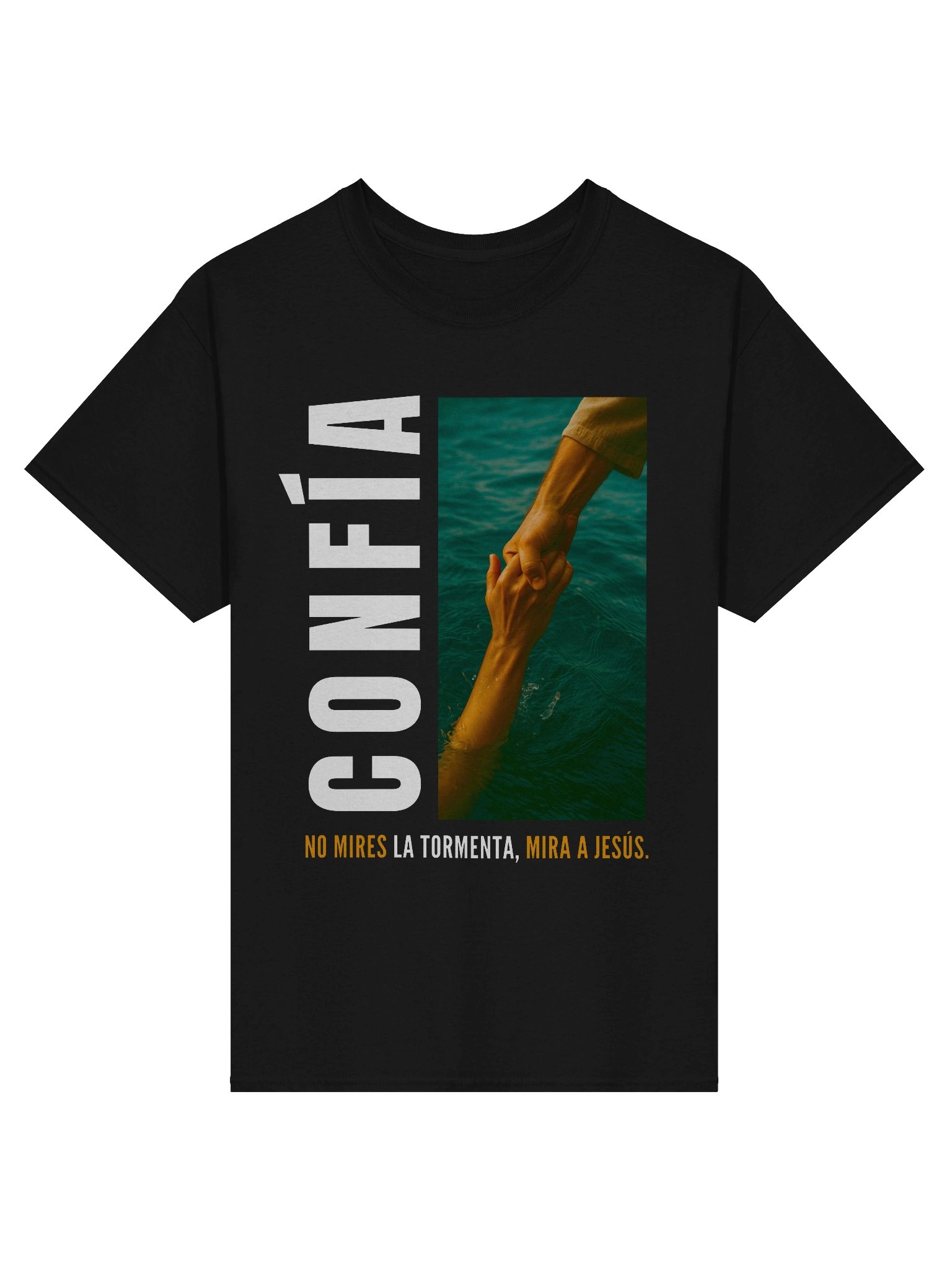 Camiseta Unisex Manga Corta | Confía, no mires la tormenta product image (1)