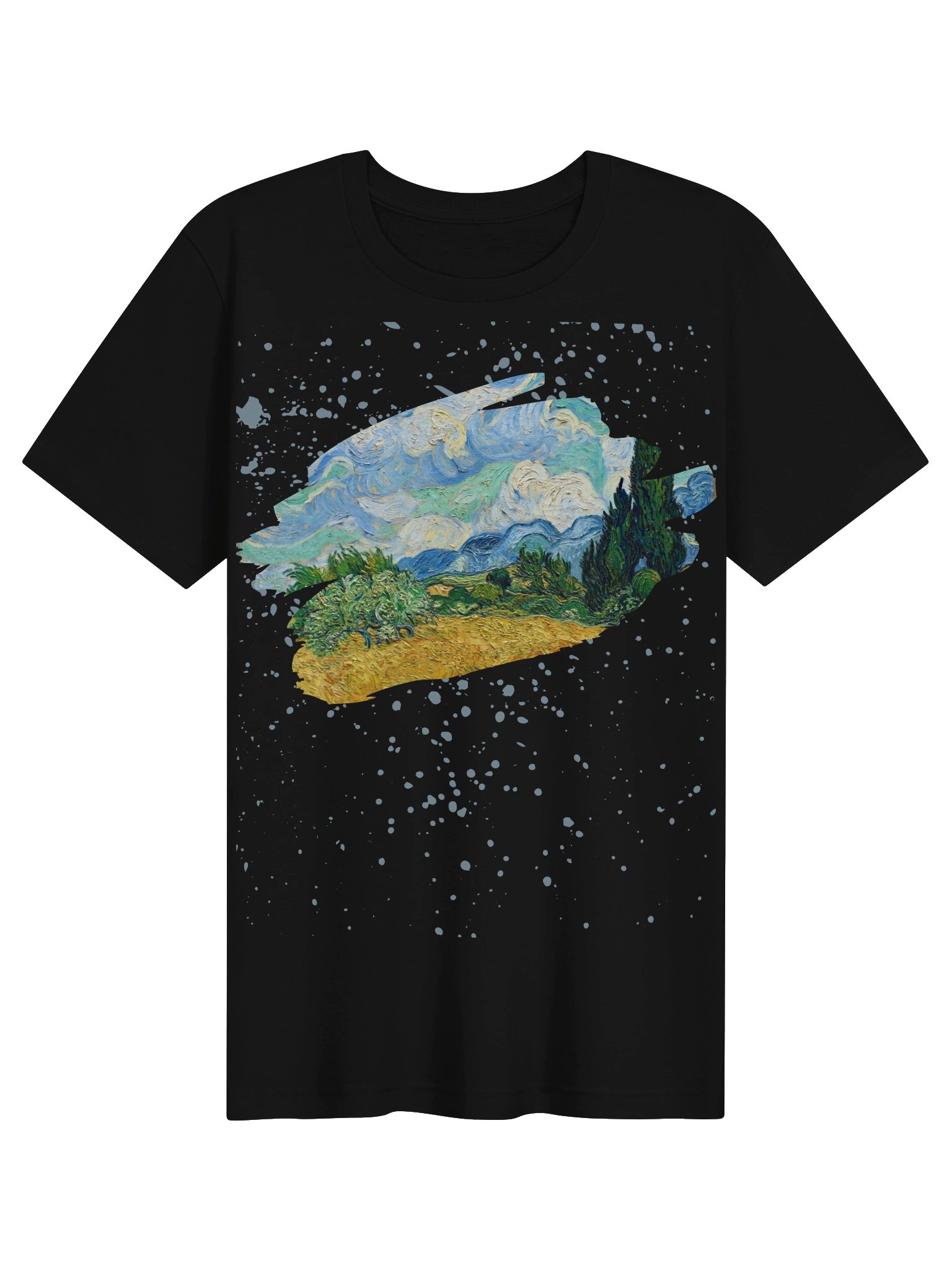 Wheat Field with Cypresses (Vincent van Gogh) T-Shirt product image (3)