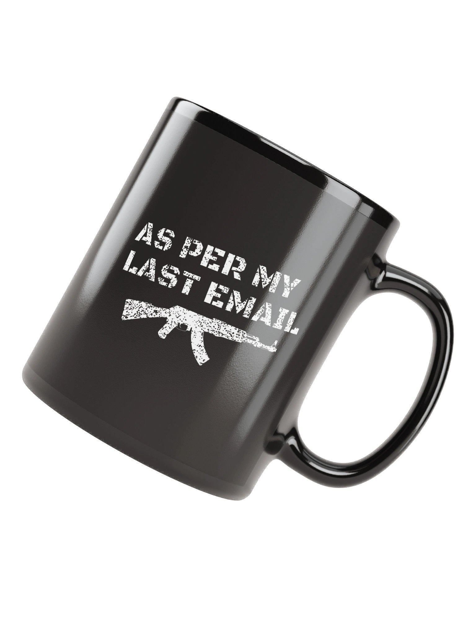Per My Last Email Black Mug product image (7)