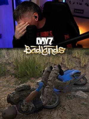 Motorbikes in DayZ Badlands are DANGEROUS 💀 #dayz #gaming #dayzbadlands #twitchclips @dayz.official