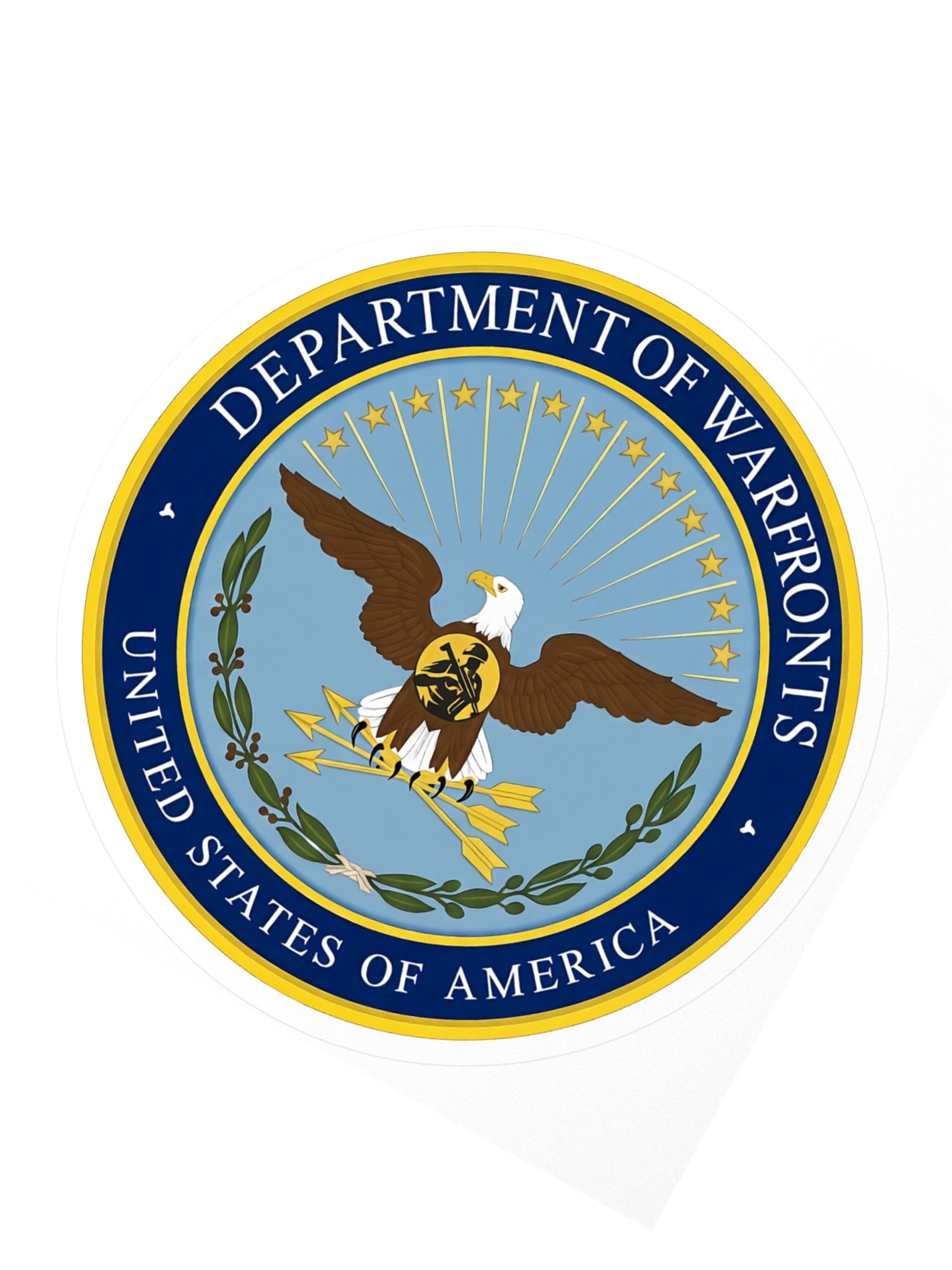 Department of WarFronts Sticker — DWR-04 product image (2)
