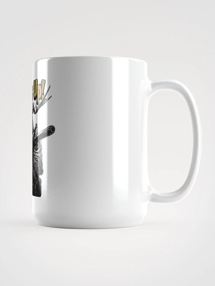 Antlers Up! Moose PMC Coffee Mug (White) product image (2)