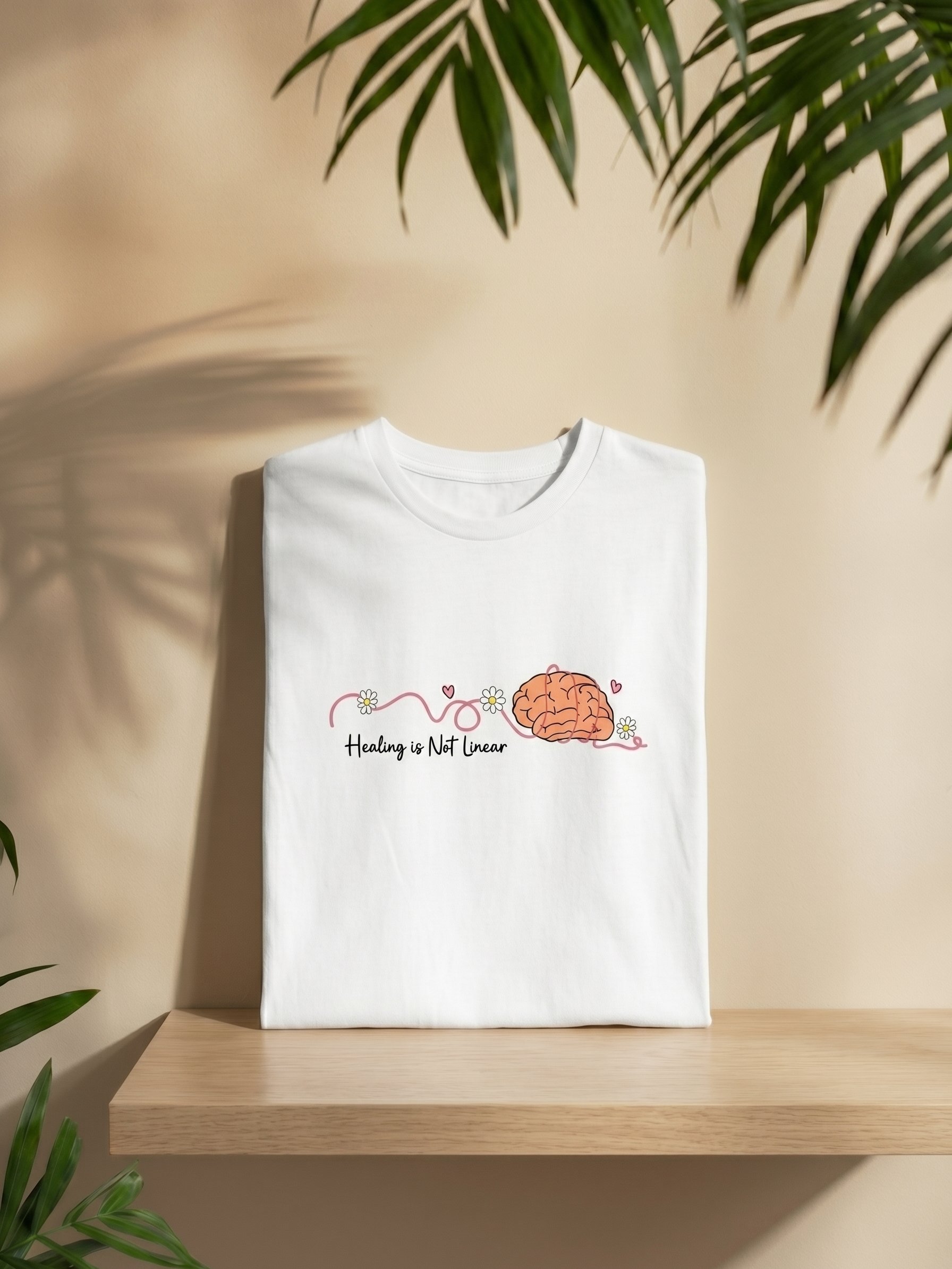 Healing Is Not Linear T-Shirt – Mental Health Awareness Tee | The Rest Club Co. product image (4)