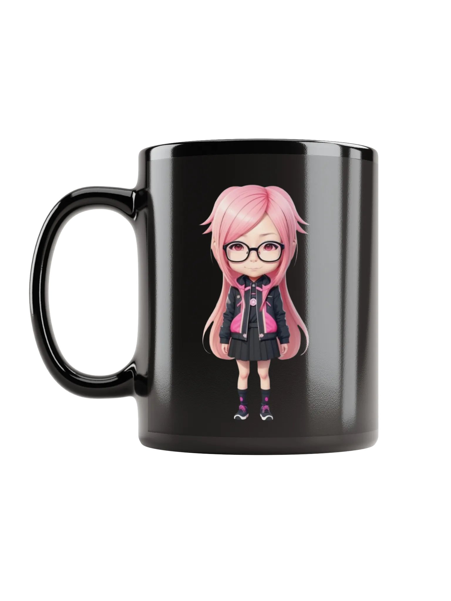 (PINK CHIBI) K Black Mug product image (6)