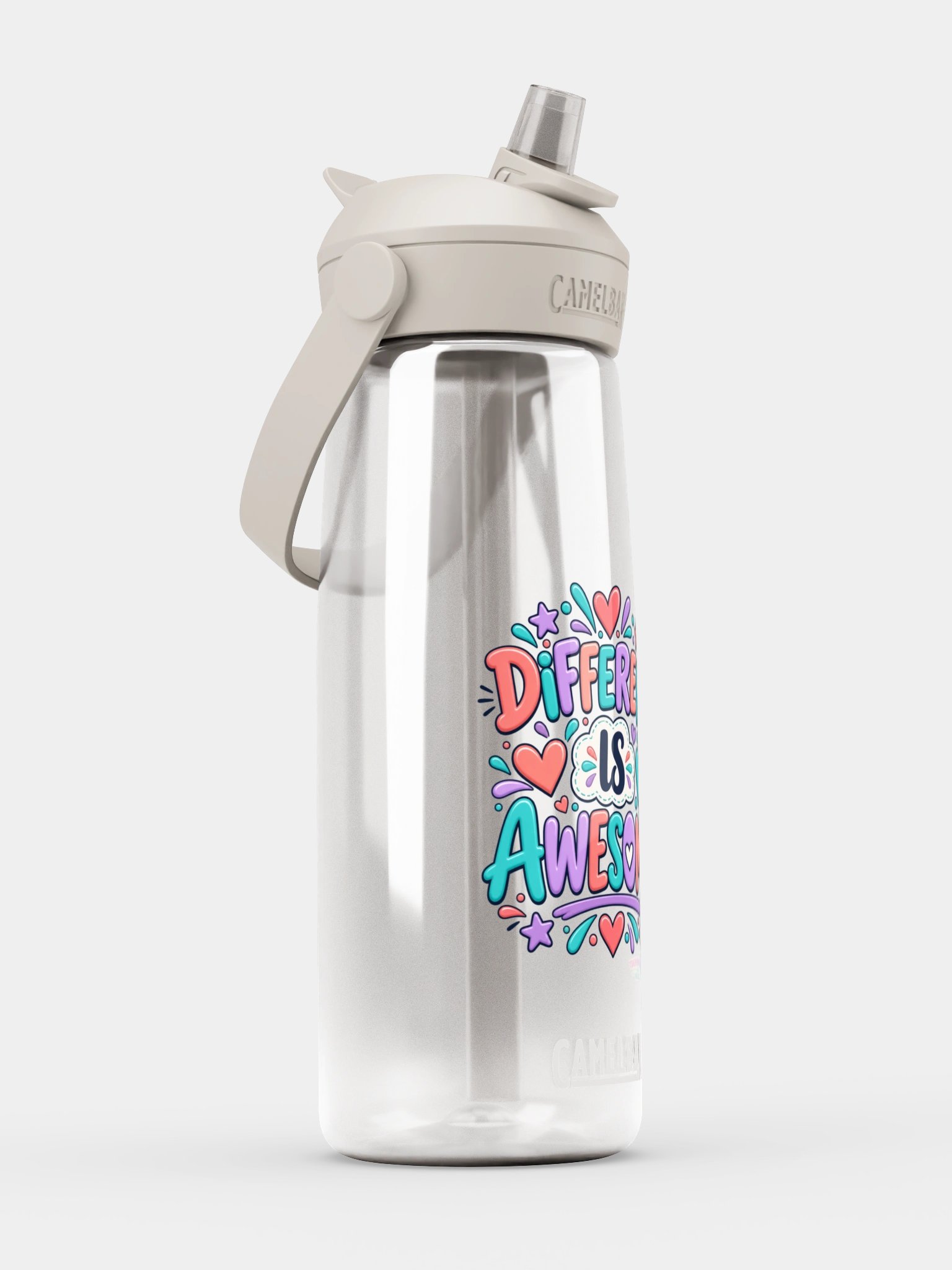 CamelBak Thrive® Flip Straw Inspirational Water Bottle - Different is Awesome. product image (3)