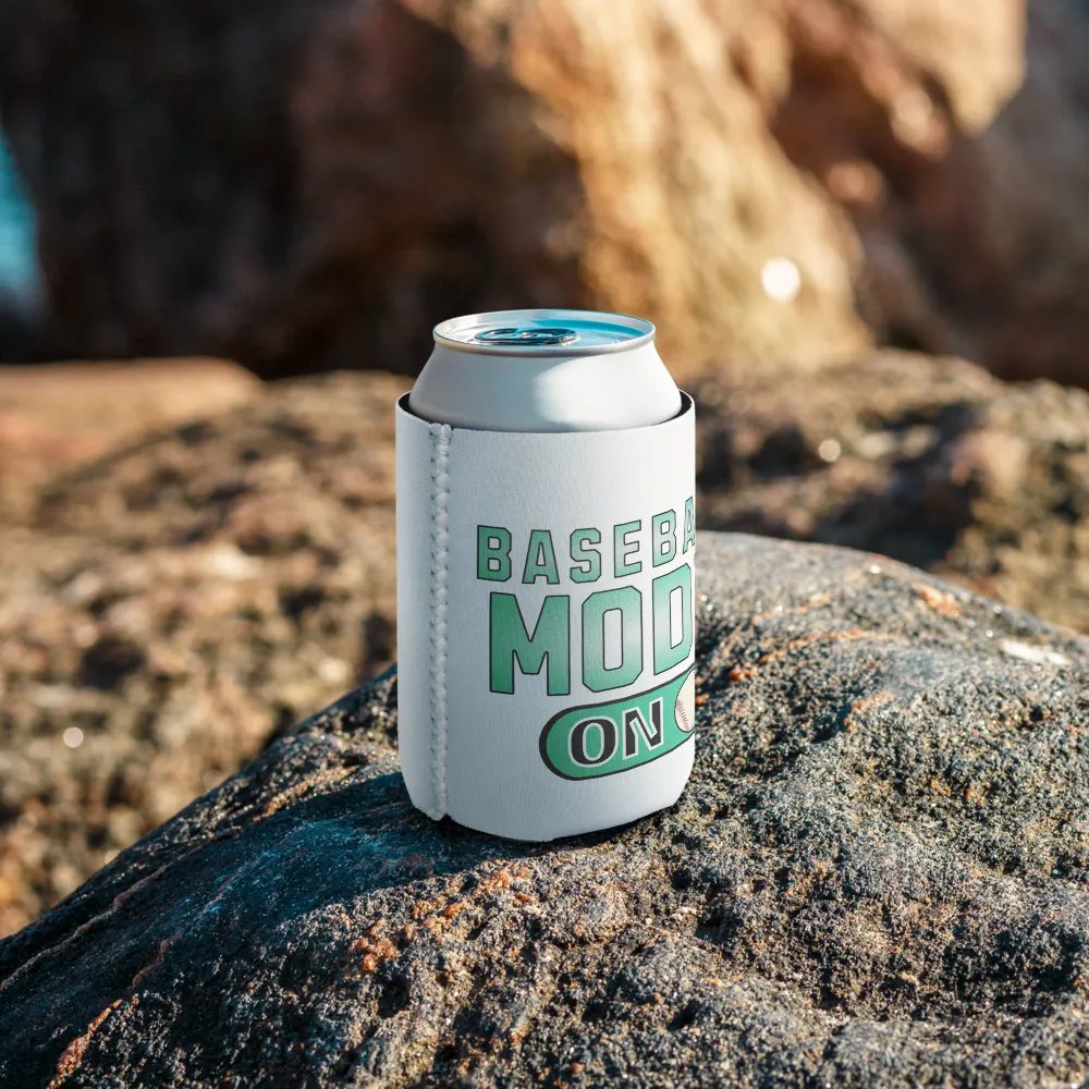 Baseball Mode On Can Cooler product image (8)