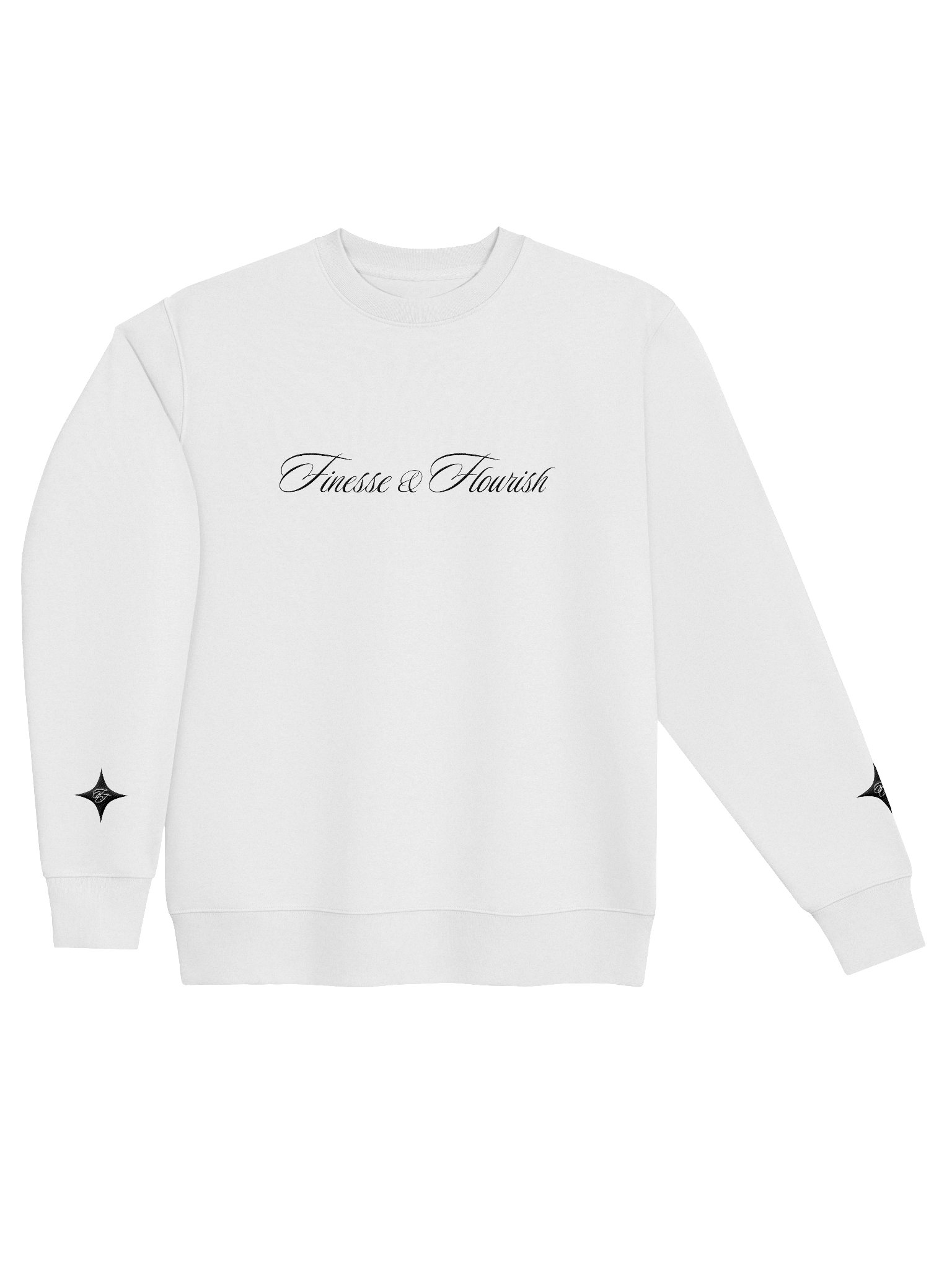 F&F Script Heavyweight Sweatshirt (BLK) product image (3)