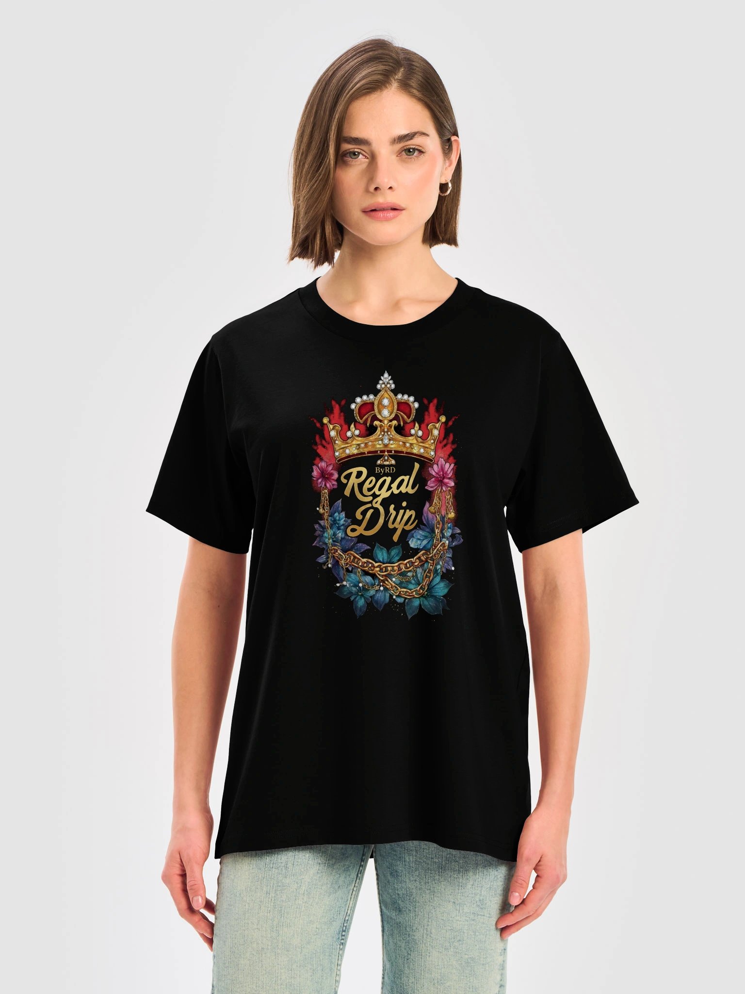 By Royal Decree ByRD Regal Drip Women's Royal Tee product image (5)