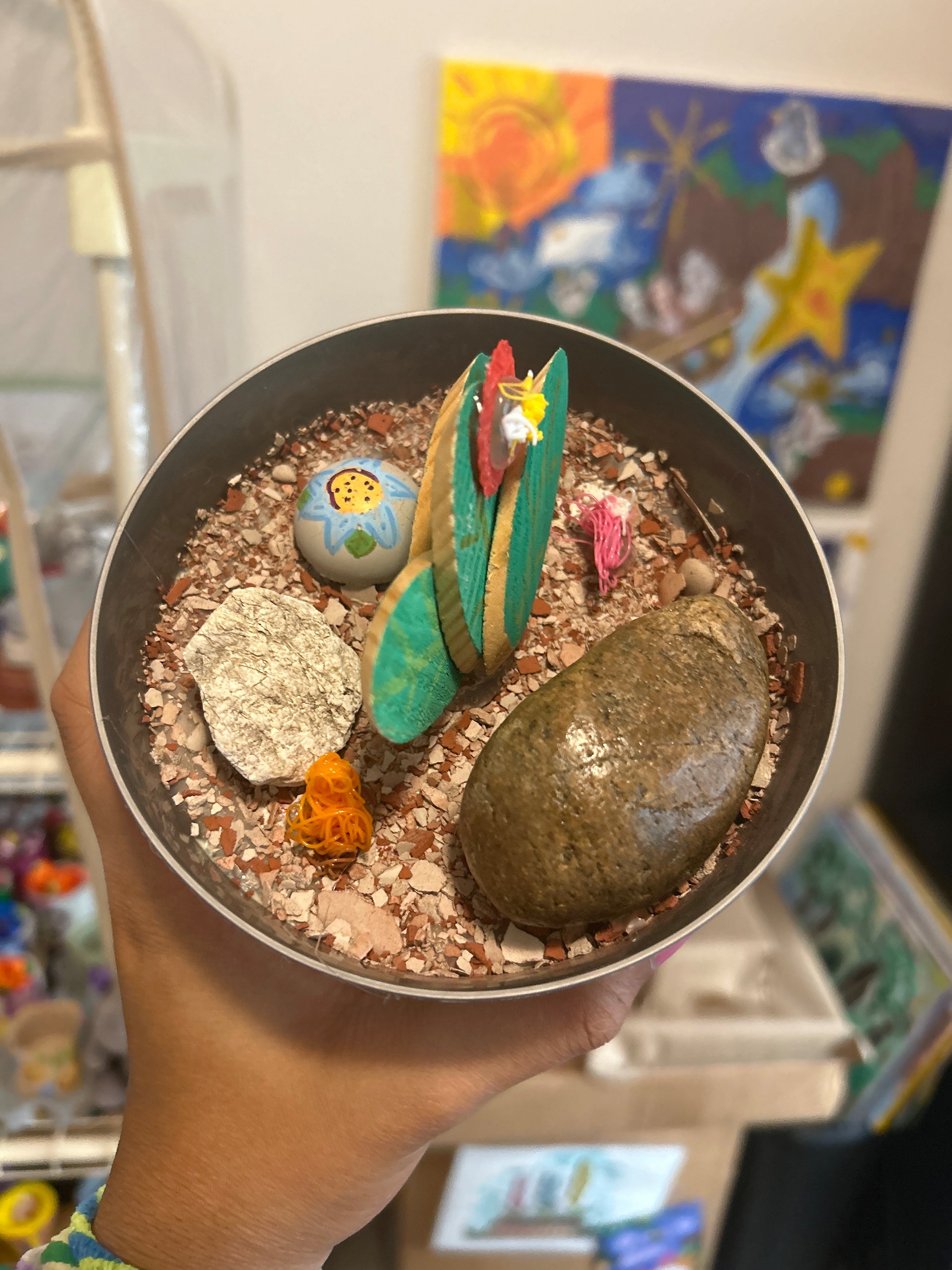 Handmade creative upcycled plant pot scene #2 product image (2)