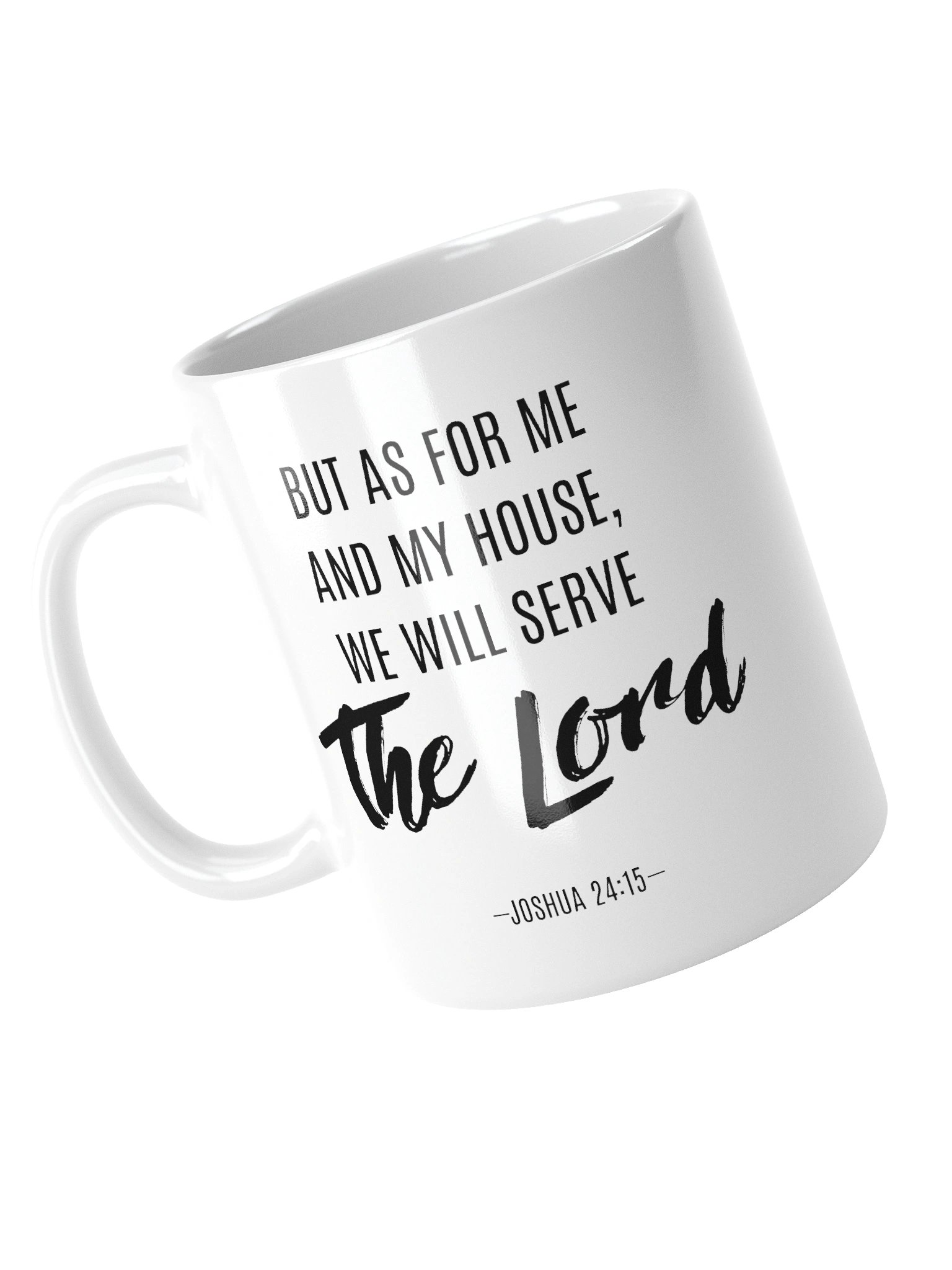 Joshua 24:15 White Glossy Mug product image (15)