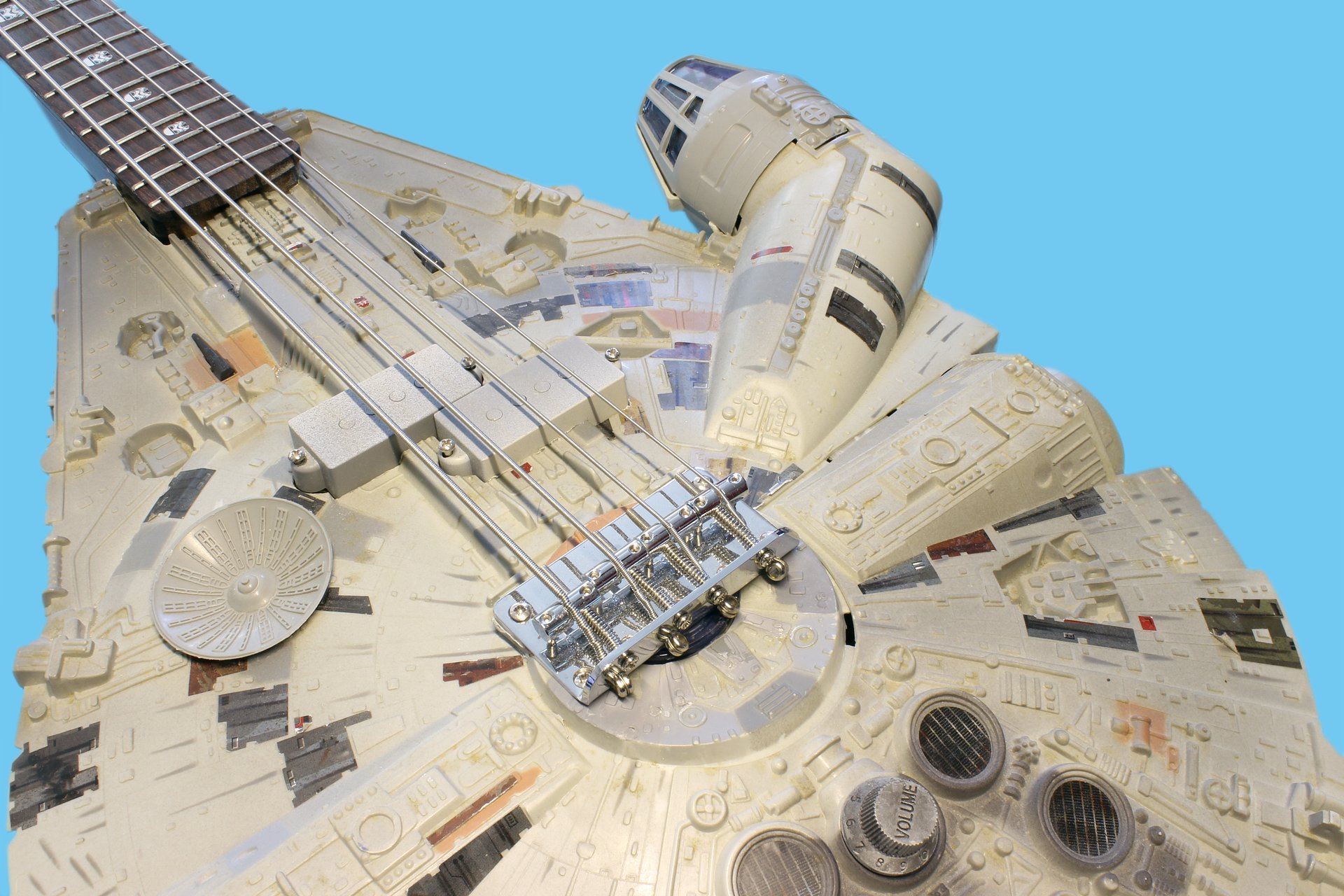 Rebel Bass - The Millennium Falcon Star Wars Bass Guitar (Made to order) product image (6)