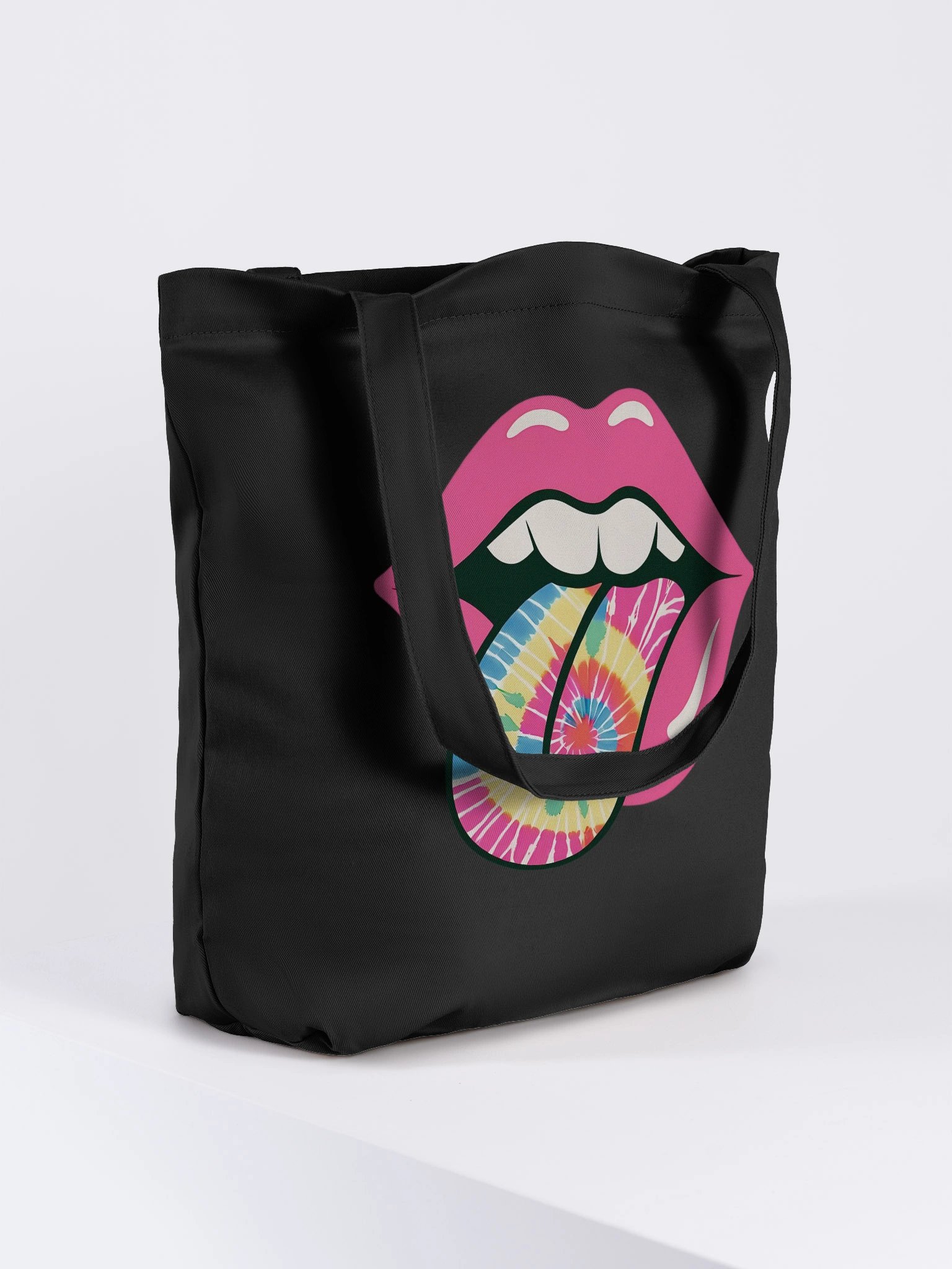 Tie-Dye Lips Eco Tote product image (8)