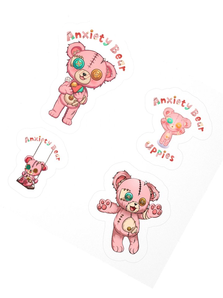 Anxiety Bear Heart product image (4)