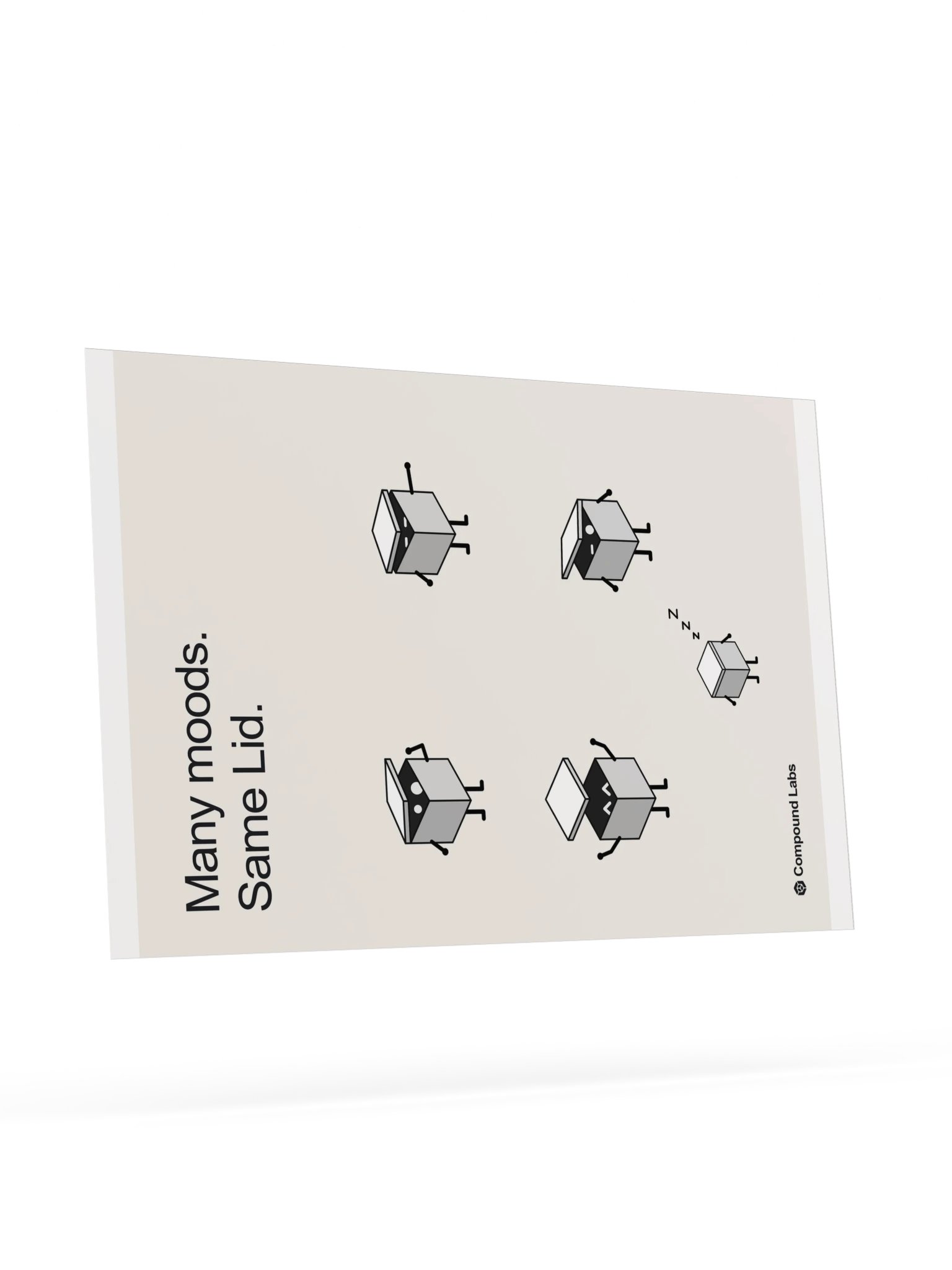 Many moods. Same Lid. — poster product image (9)