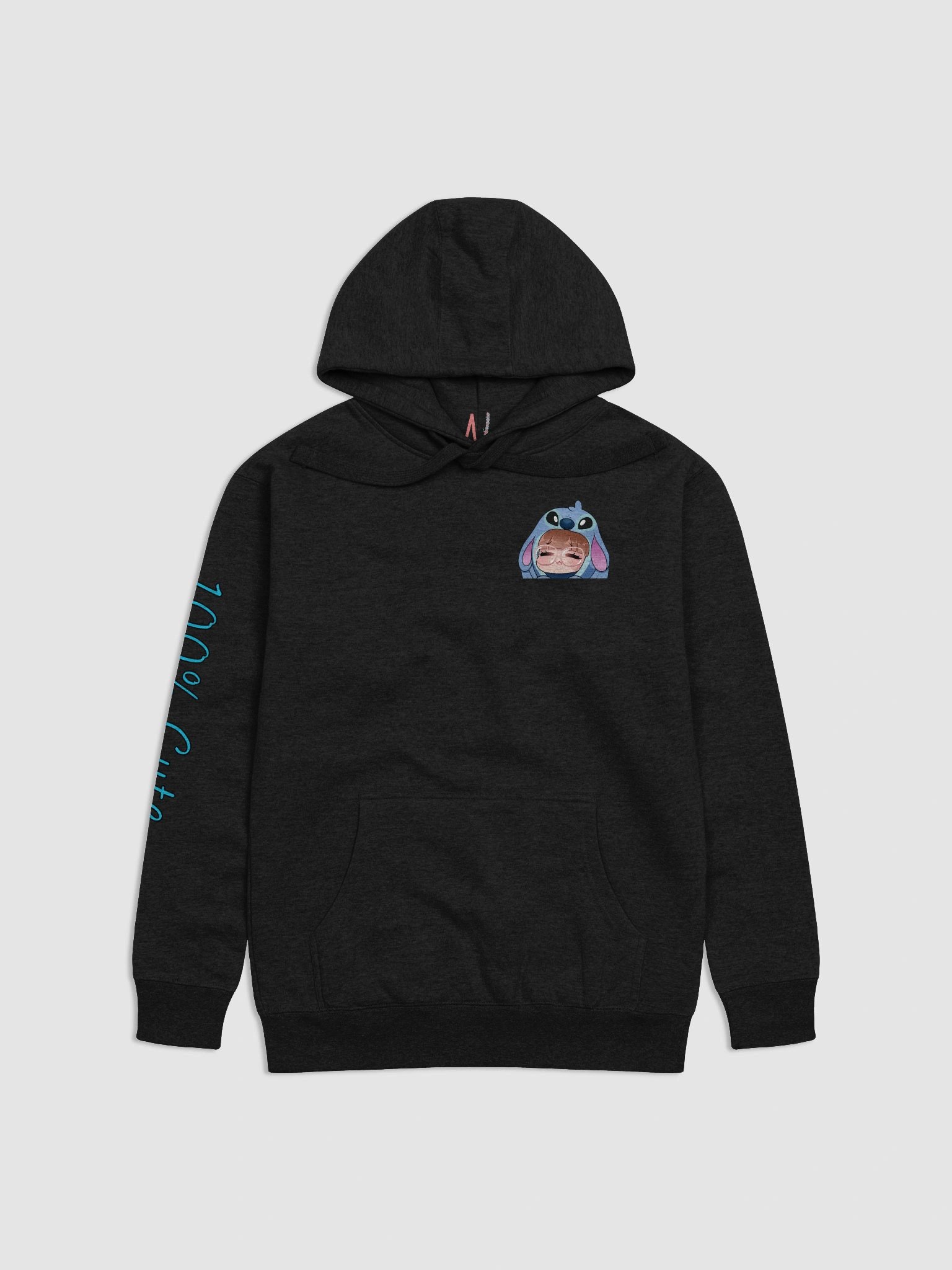 100% Cute Hoodie (Blue) product image (2)