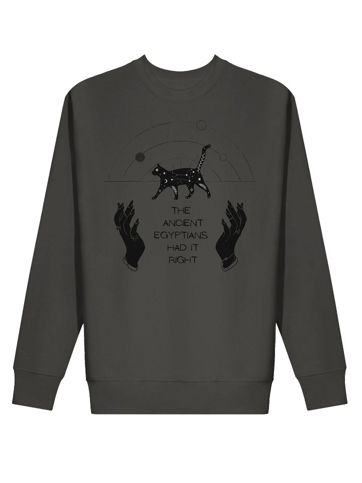 The Ancient Egyptians Had It Right – Funny Cosmic Cat Sweater product image (6)