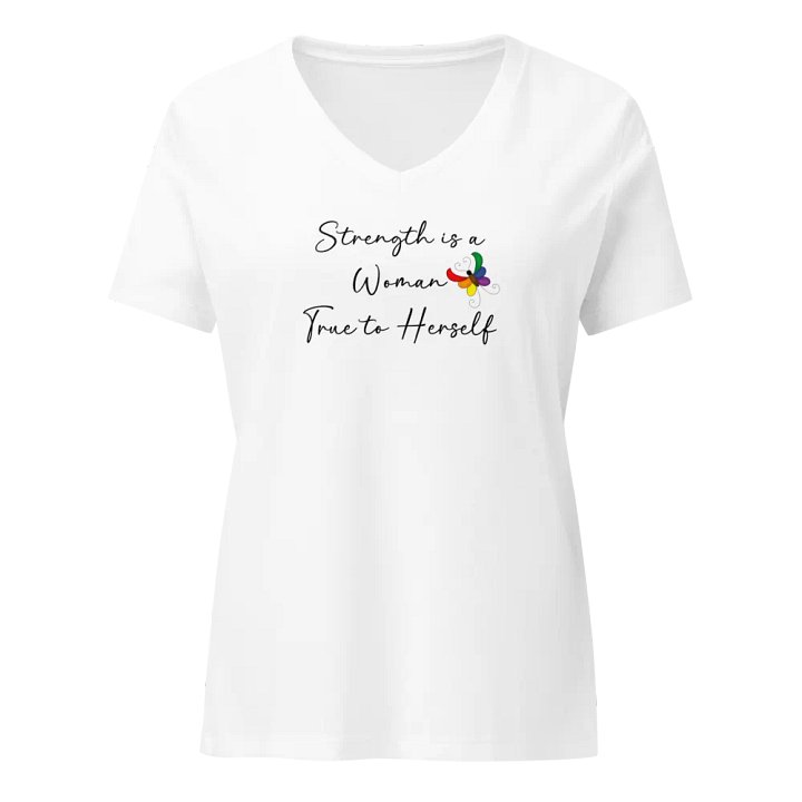 Strength Is - Women's V-Neck T (wt) product image (1)