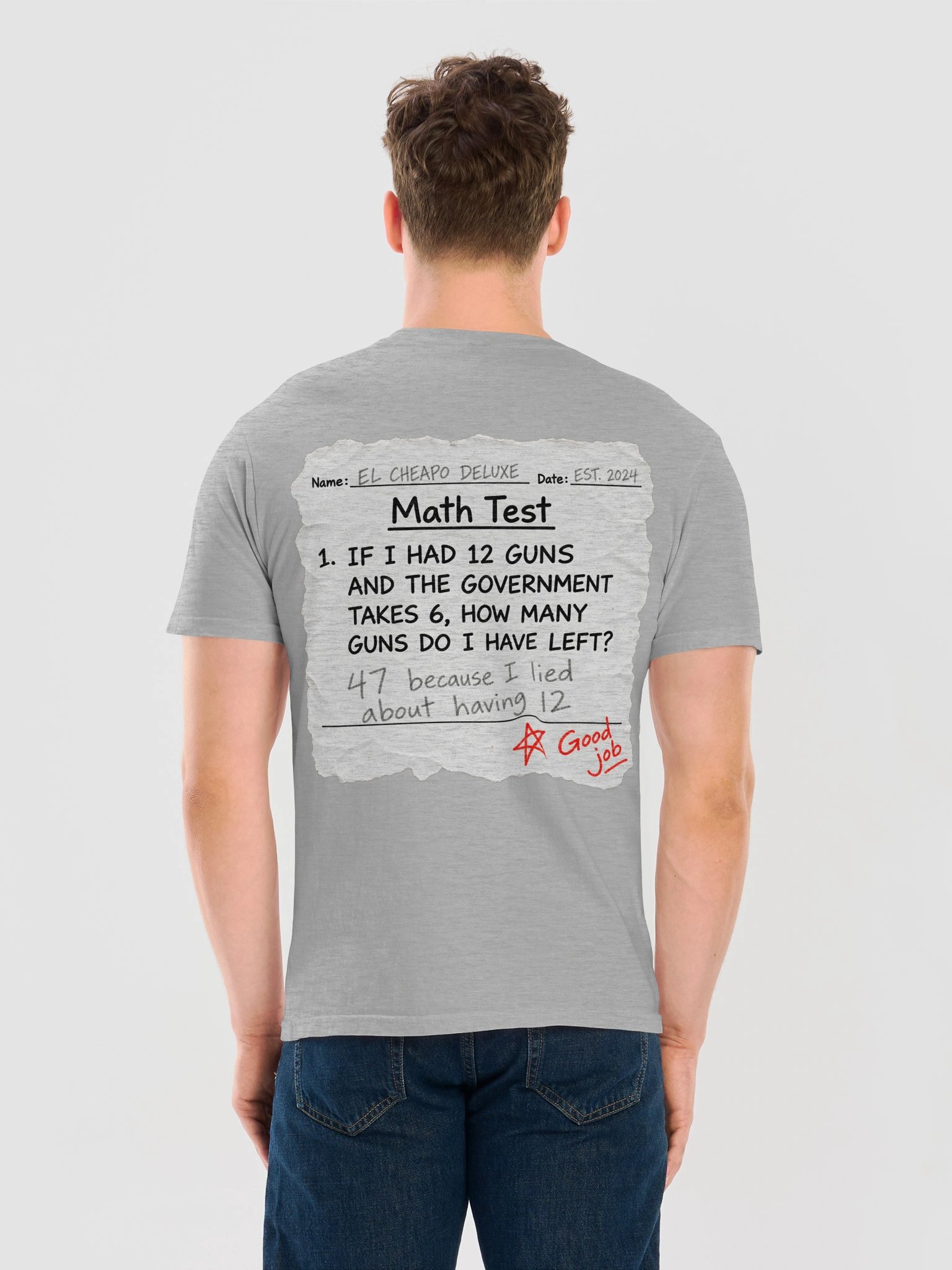 El Cheapo Deluxe - Math Test Tee product image (166)